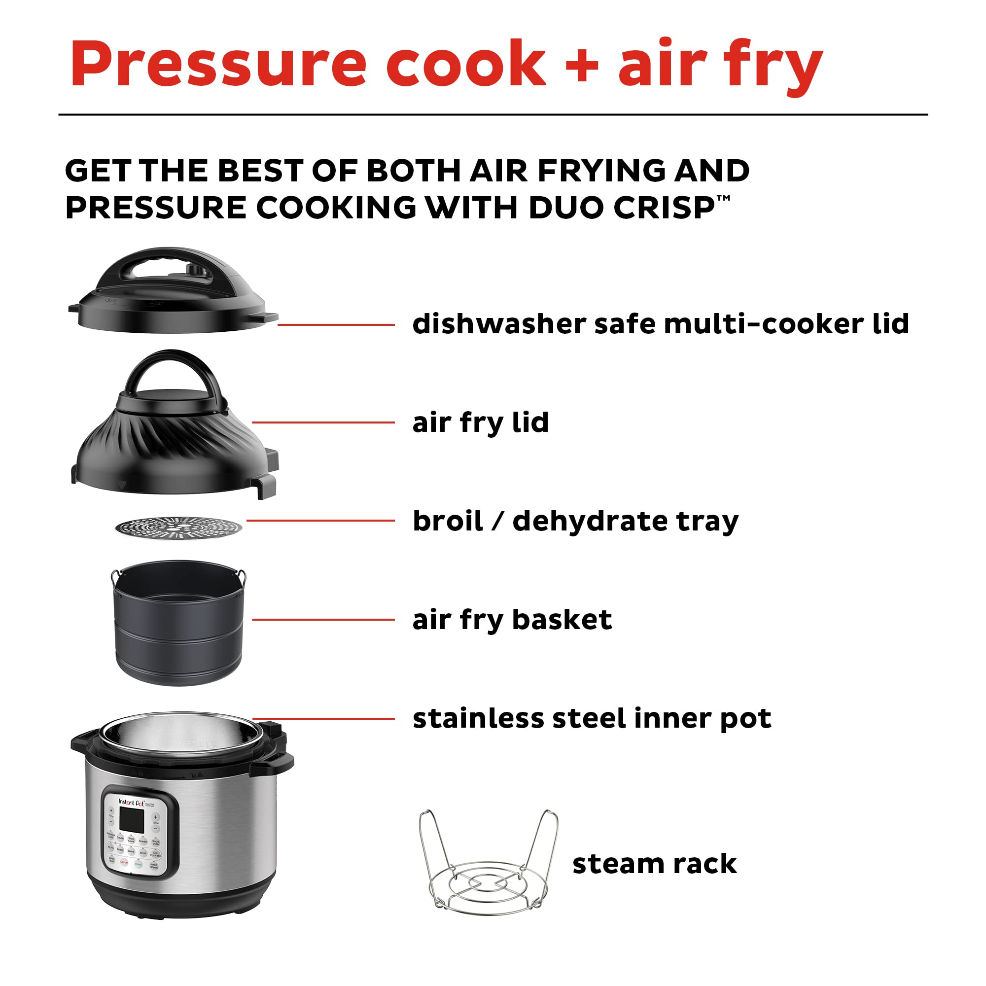 Instant Pot Air Fryer One Touch