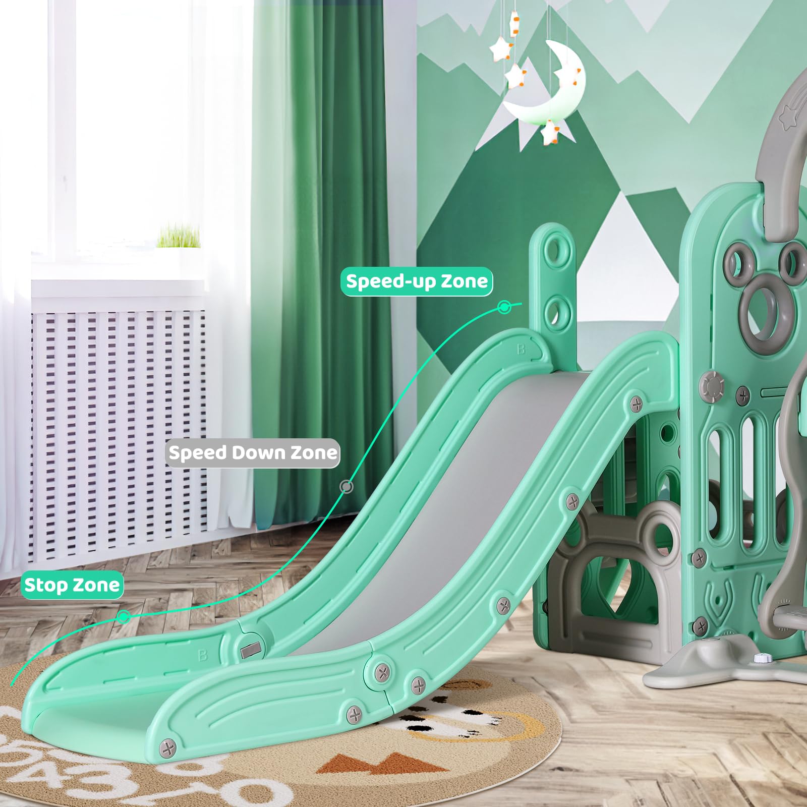 Arlopu Climber Toddler Reinforced Playground