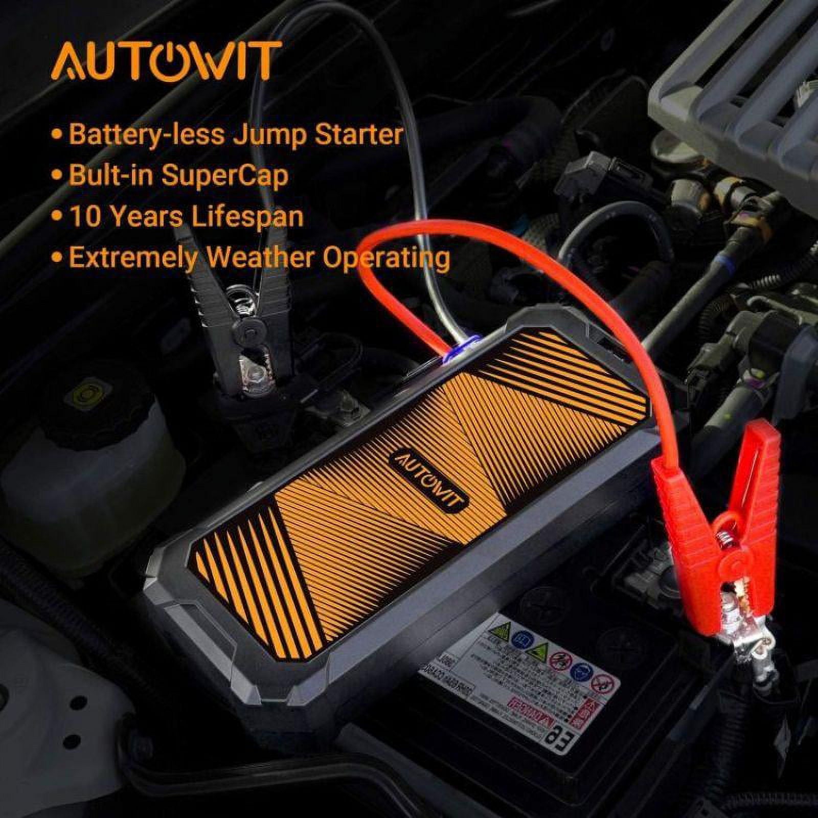 Autowit SuperCap 2 Lite 12V Batteryless Jump Starter 700A Peak