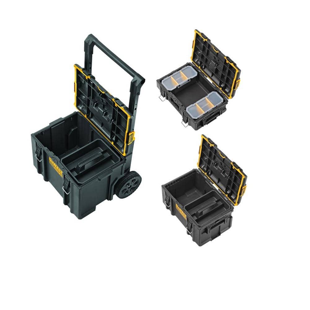 TOUGHSYSTEM 2.0 Small Tool Box, TOUGHSYSTEM 2.0 22 in. Large Tool Box and TOUGHSYSTEM 2.0 24 in. Mobile Tool Box DWST08165W00450