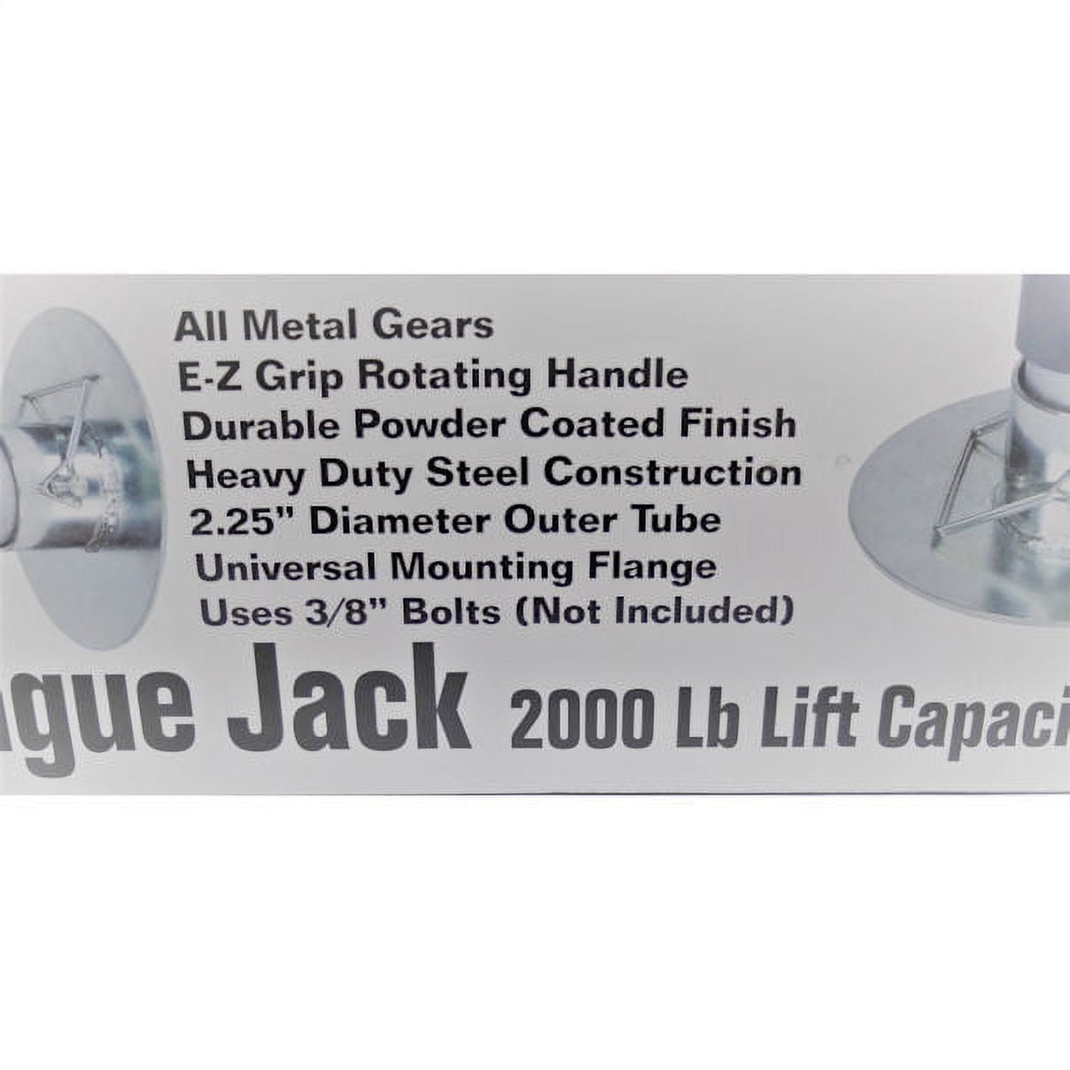 Trailer Life Top Wind Manual 2,000 -lb Capacity Tongue Jack