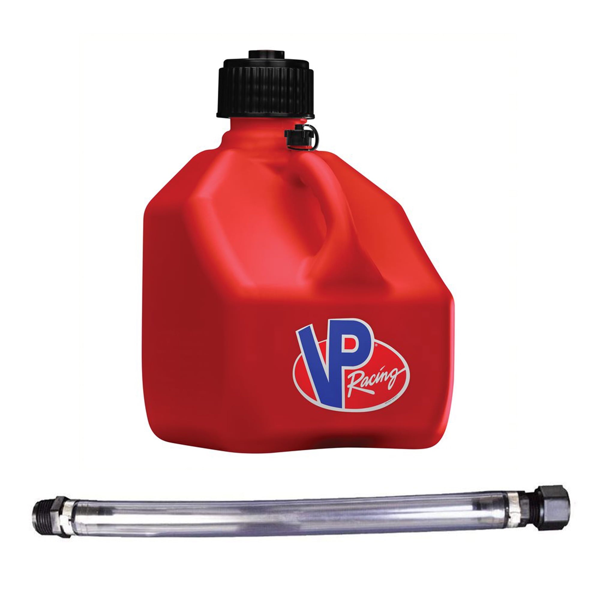 VP Racing 3 Gal Sqre Racing Liquid Container Utility Jug, Red (4 Pk)