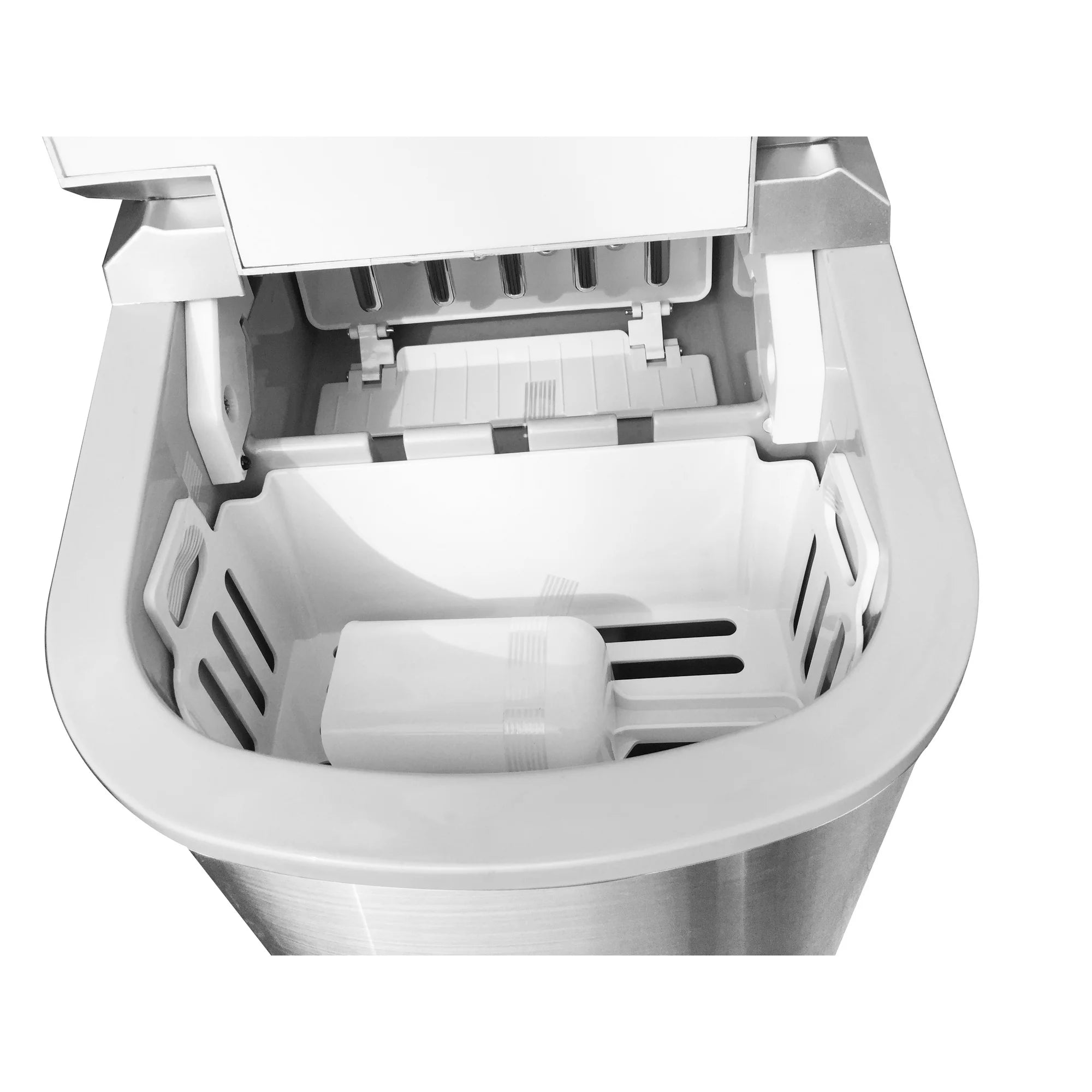 Frigidaire EFIC117-SS 26 lb. Countertop Ice Maker， Stainless Steel