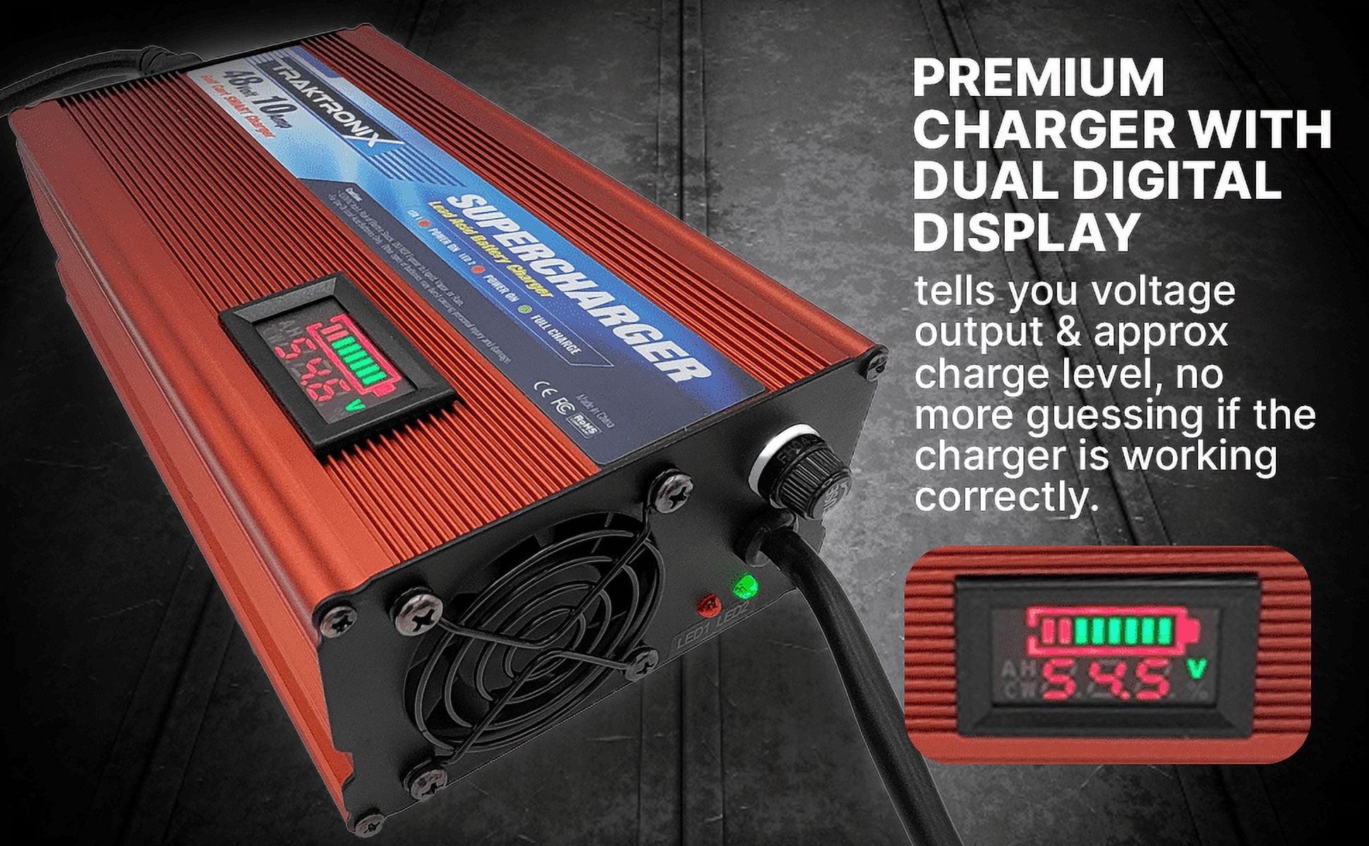 High-Quality Club Car Charger 48V 10A Golf Cart Charger - Fast Efficient Charging