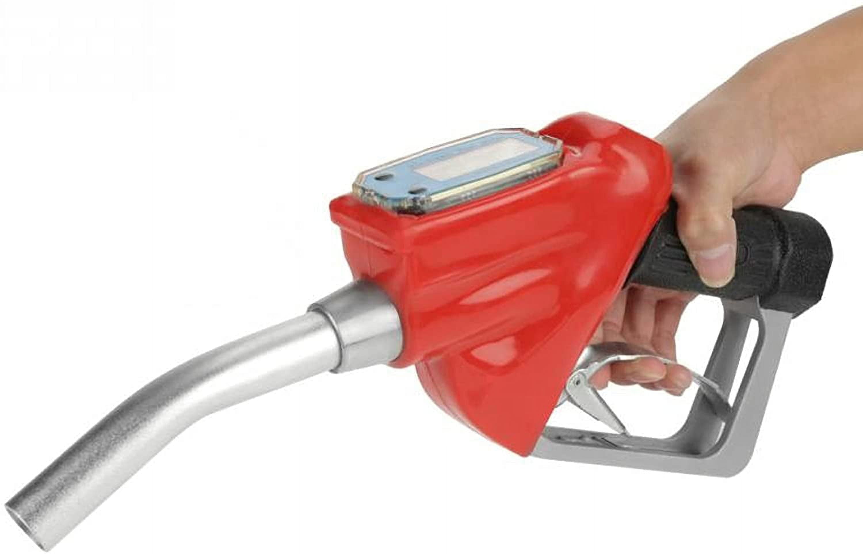 TECHTONGDA Digital Flow Fuel Delivery Gun Electronic Metering Oiler Gun Fuel Truck Nozzle Convertible Gallon Units