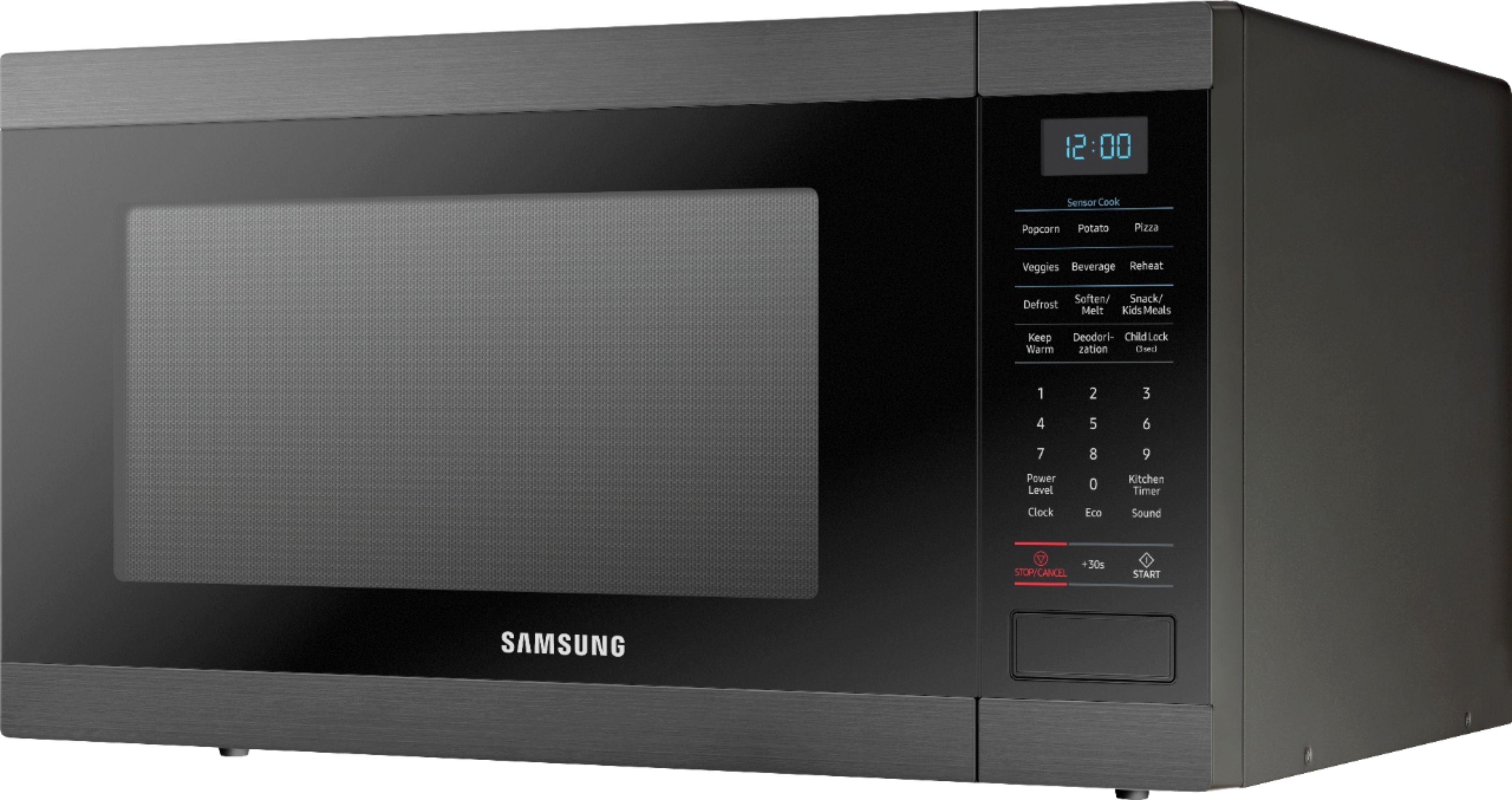 Samsung - 1.2 cu. ft. Countertop Convection Microwave with PowerGrill - Black