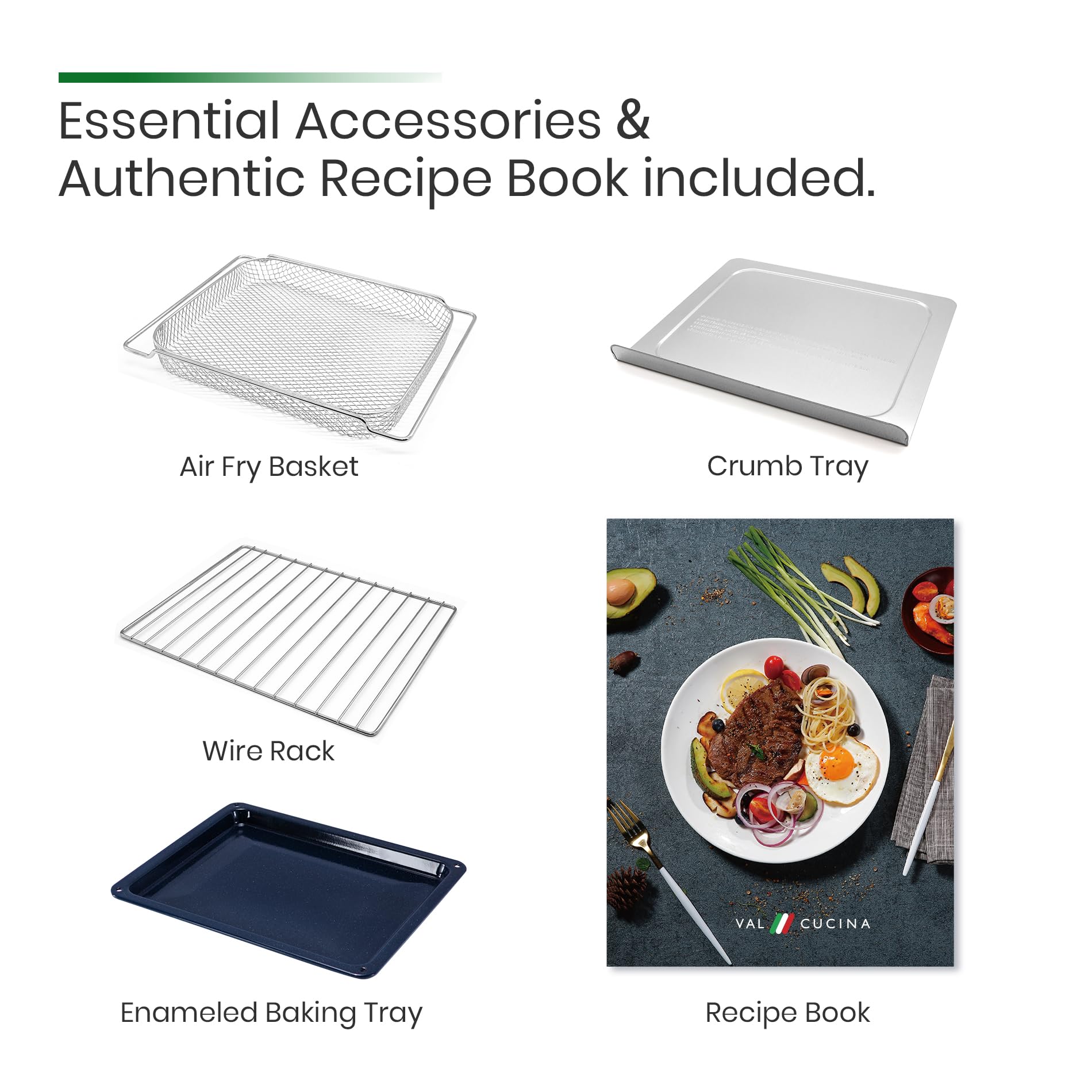 VAL CUCINA Countertop Convection Stainless