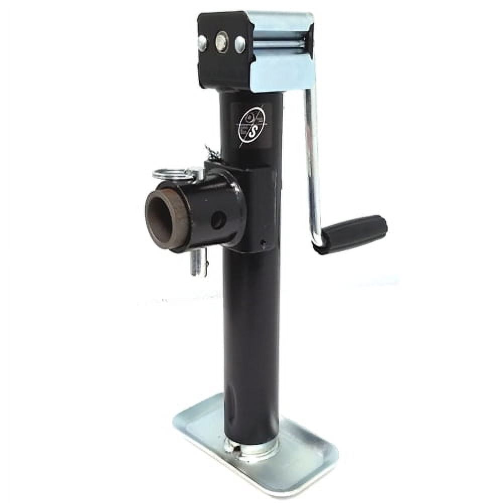 5,000 lb. Side wind Ram tubular swivel jack with weld-on pipe mount 10