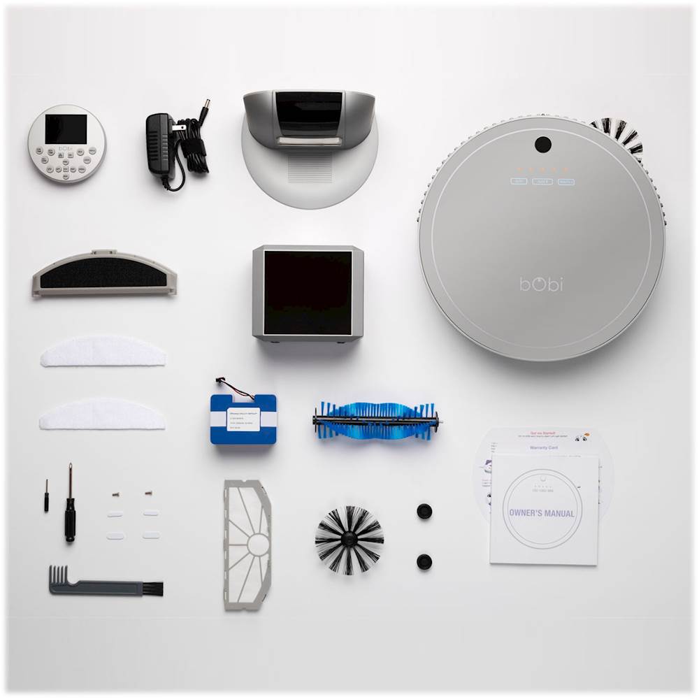 bObsweep - bObi Pet Robot Vacuum - Silver