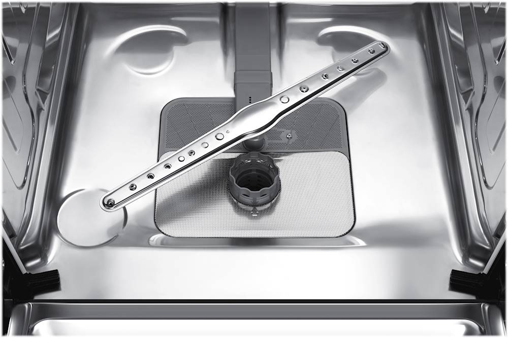 Samsung - Front Control Built-In Dishwasher with Stainless Steel Tub, Integrated Digital Touch Controls, 52dBA - Stainless steel