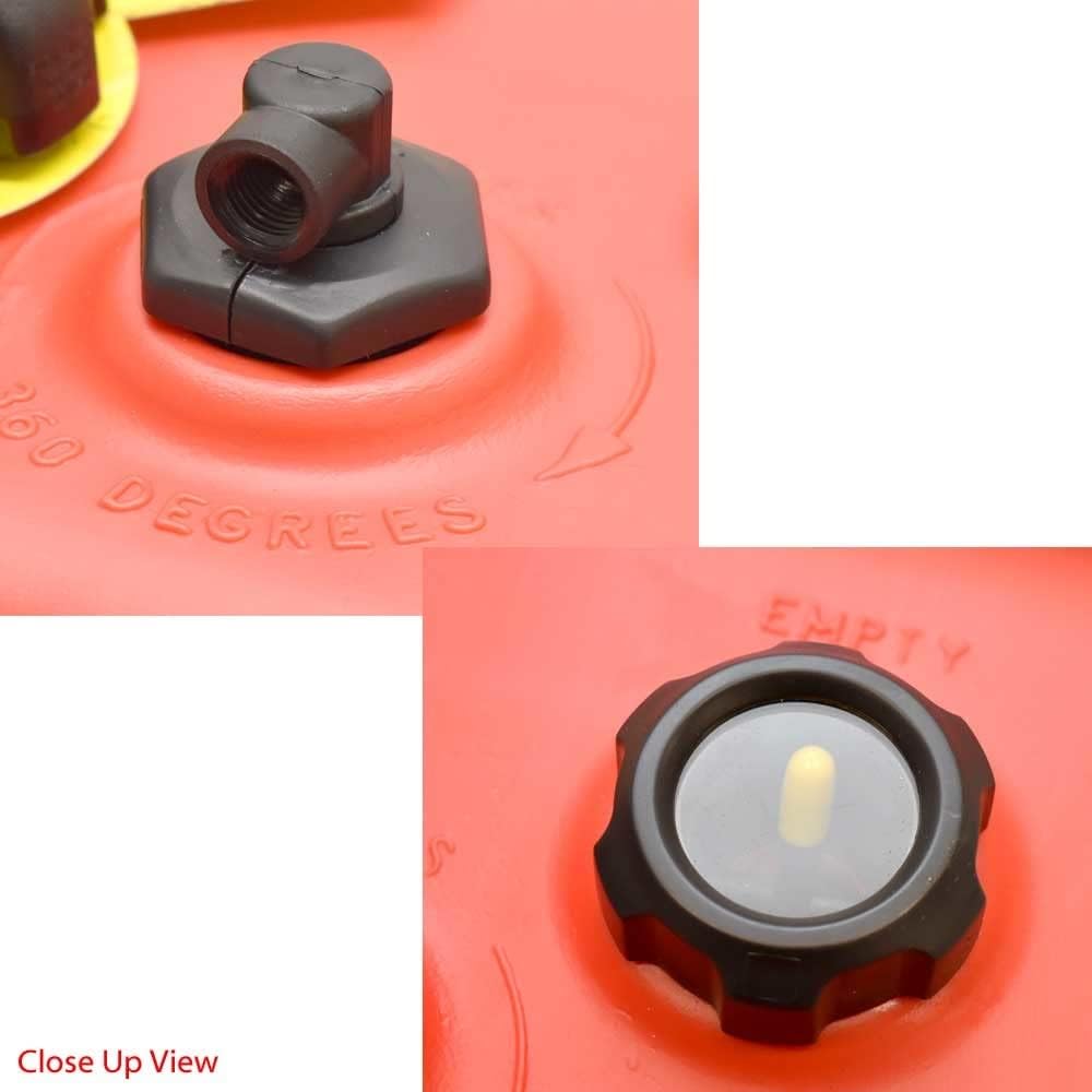 Marine EPA- Compliant Topside Fuel Tank - 6 Gallons, Low Profile, Model# 620049LP