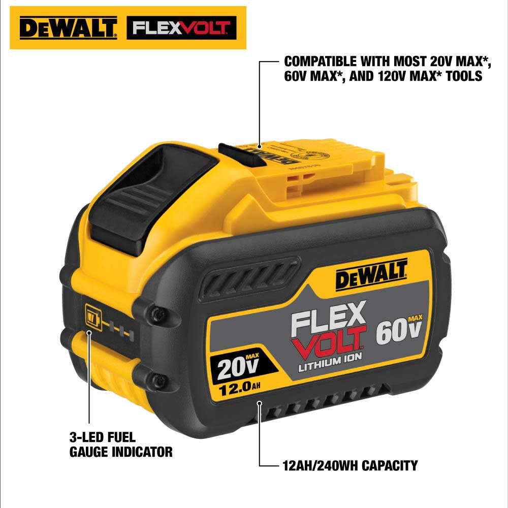 FLEXVOLT 20V/60V MAX* 12.0 Ah Battery DCB612 from
