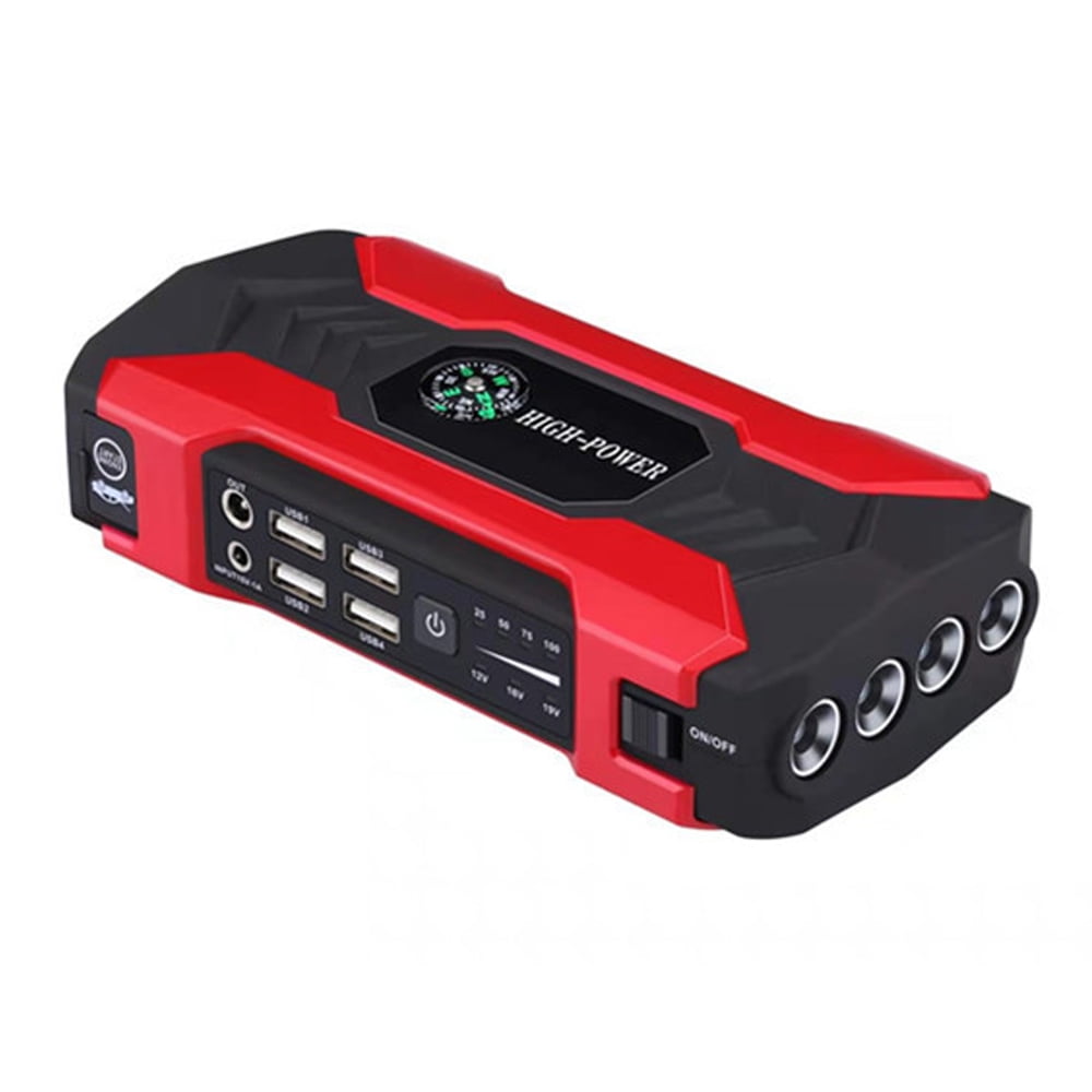 Dazzduo Emergency power supply,USB Display/Safety Hammer/LED Car Jump 12.0V Dual USB Display/Safety Power 3.0L or Jump 12.0V Battery Support Low-Temperature Dual Battery Power 3.0L or 1.5L Diesels