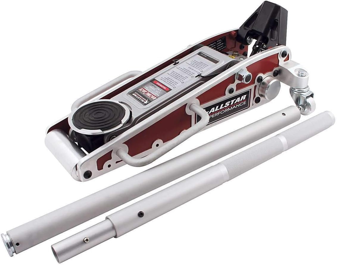 Allstar Performance ALL10422 3 Pump Aluminum Racing Jack, Red
