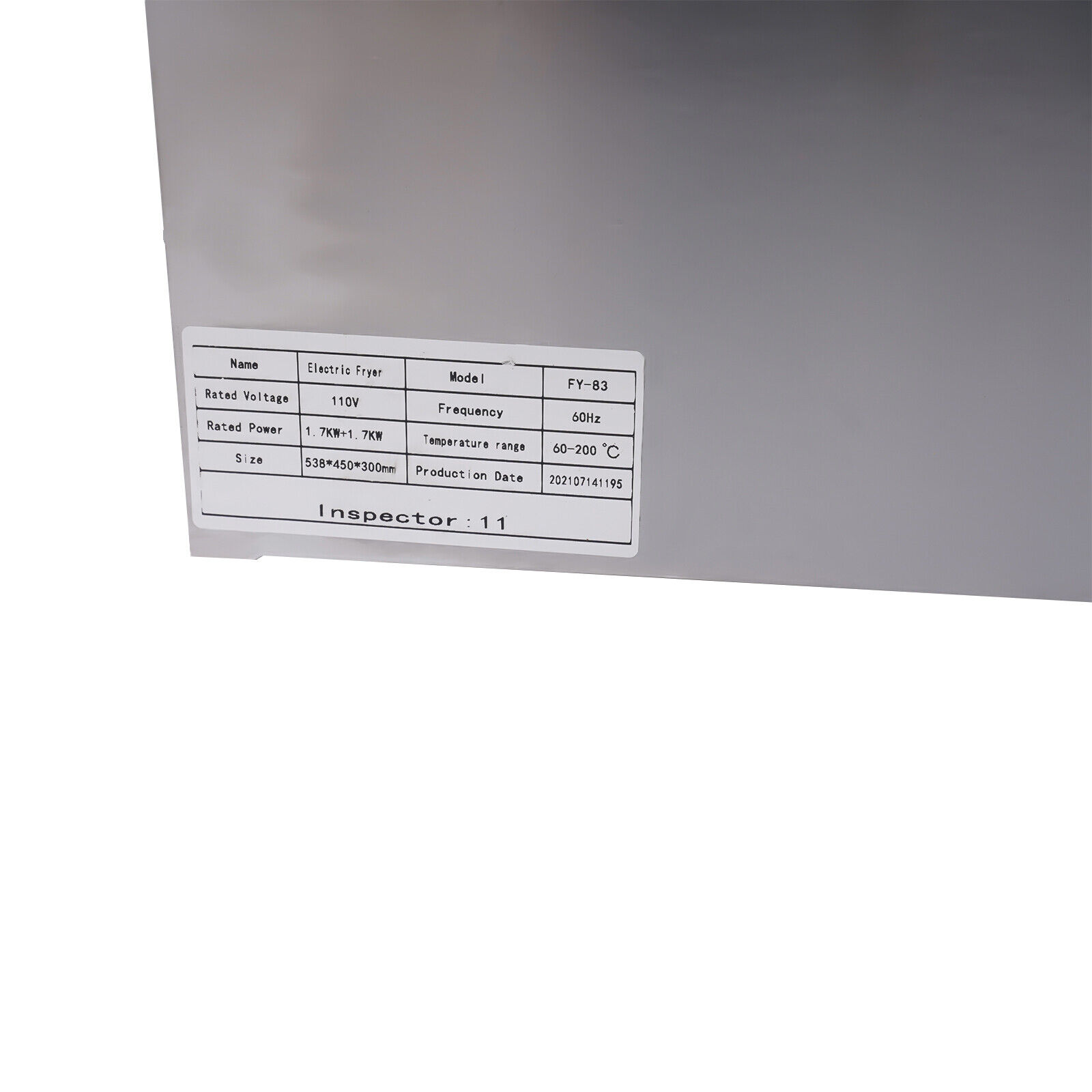 5000W Extra Large Electric Deep Fryer Commercial Restaurant Fry Basket 12L Electric Deep Fryer Single Tank Stainless Steel Fry Basket Commercial Electric Deep Fryer Stainless Steel