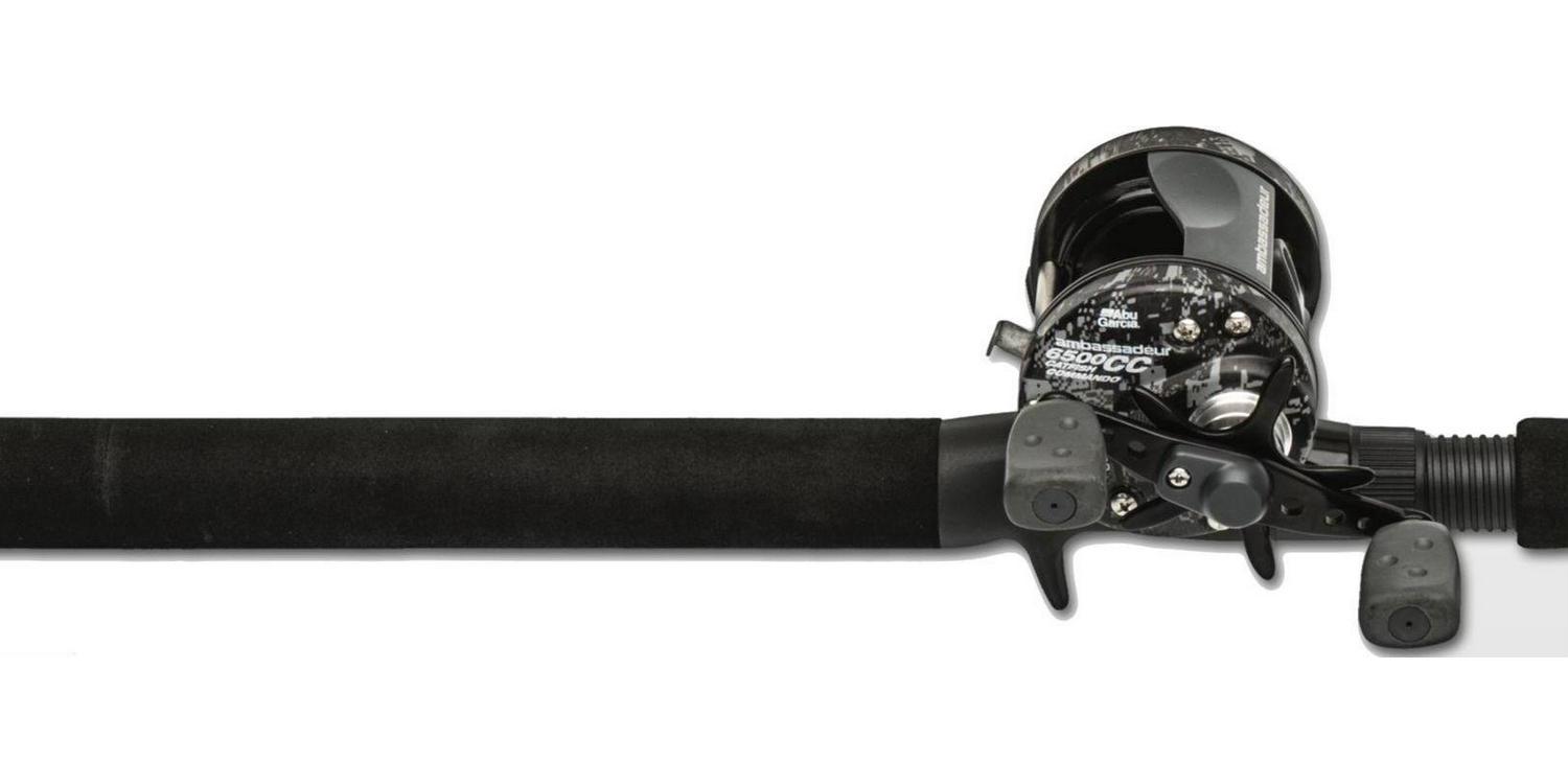 Abu Garcia 7a Catfish Commando Cast Fishing Rod and Reel Baitcast Combo
