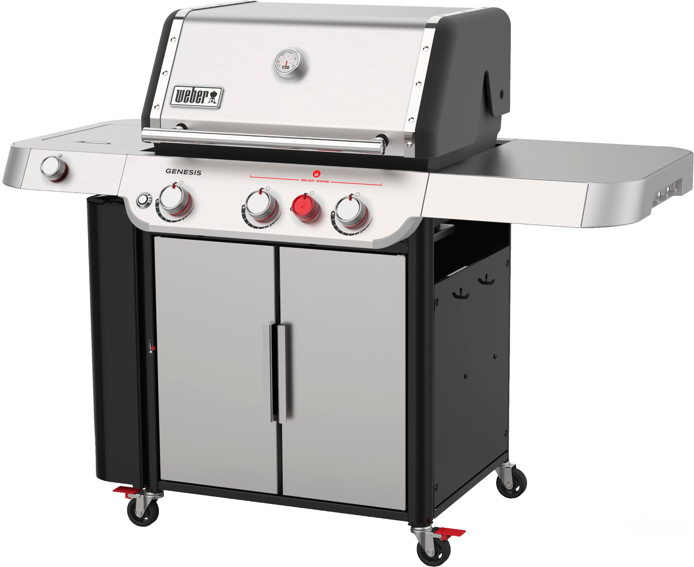 Weber - Genesis S-335 Propane Gas Grill - Stainless Steel