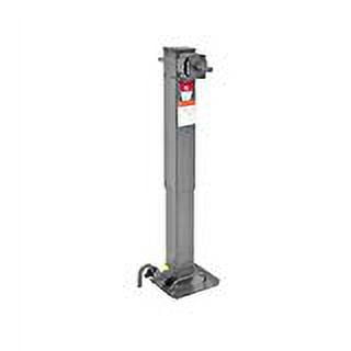 Bulldog Two-Speed Square Trailer Jack, 12,000 lbs. Lift Capacity, Side Wind, 12-1/2 in. Travel BD183416