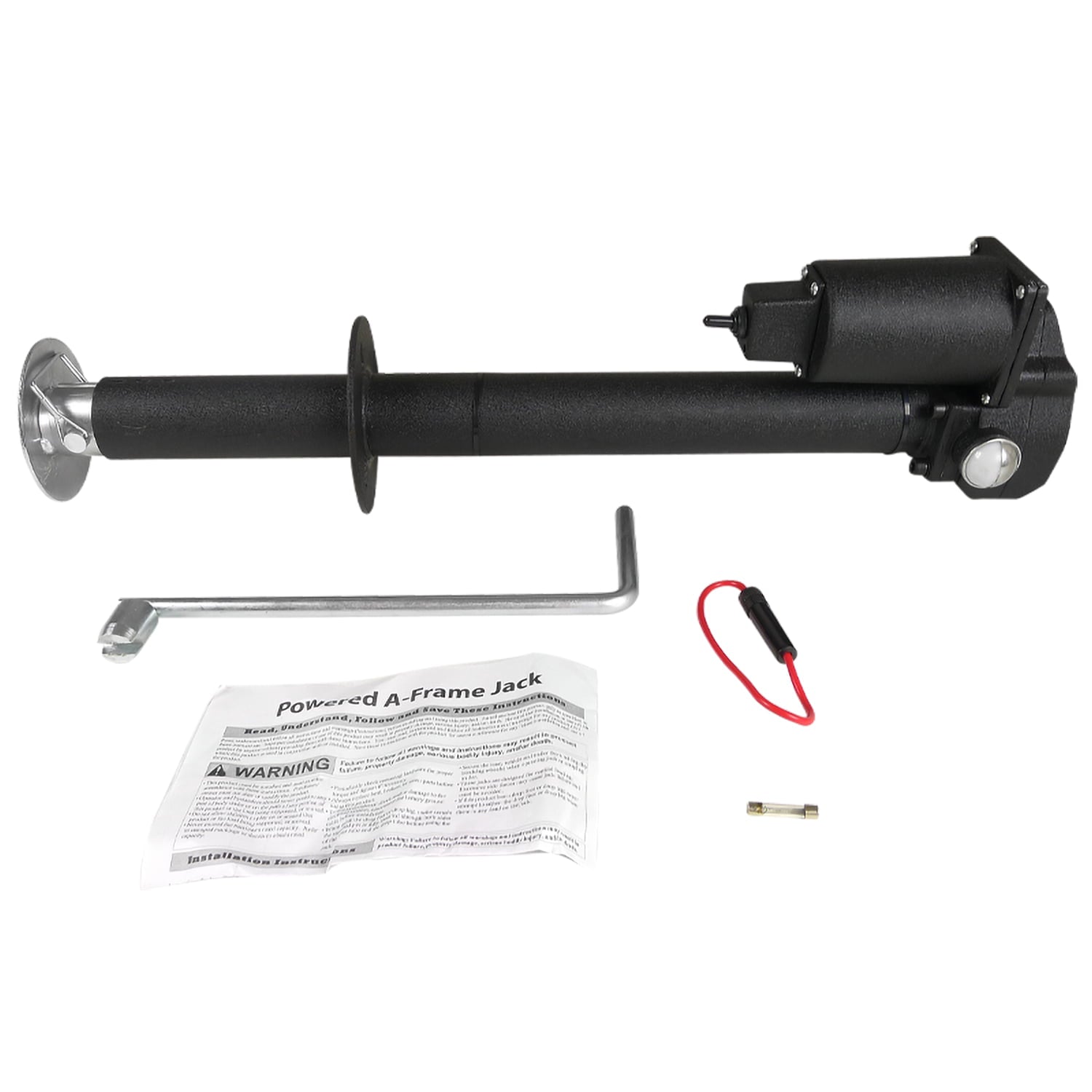 Spec-D Tuning Trailer 3500Lbs Electric Rv Camper Power Tongue Jack 12V Adjustable Extend