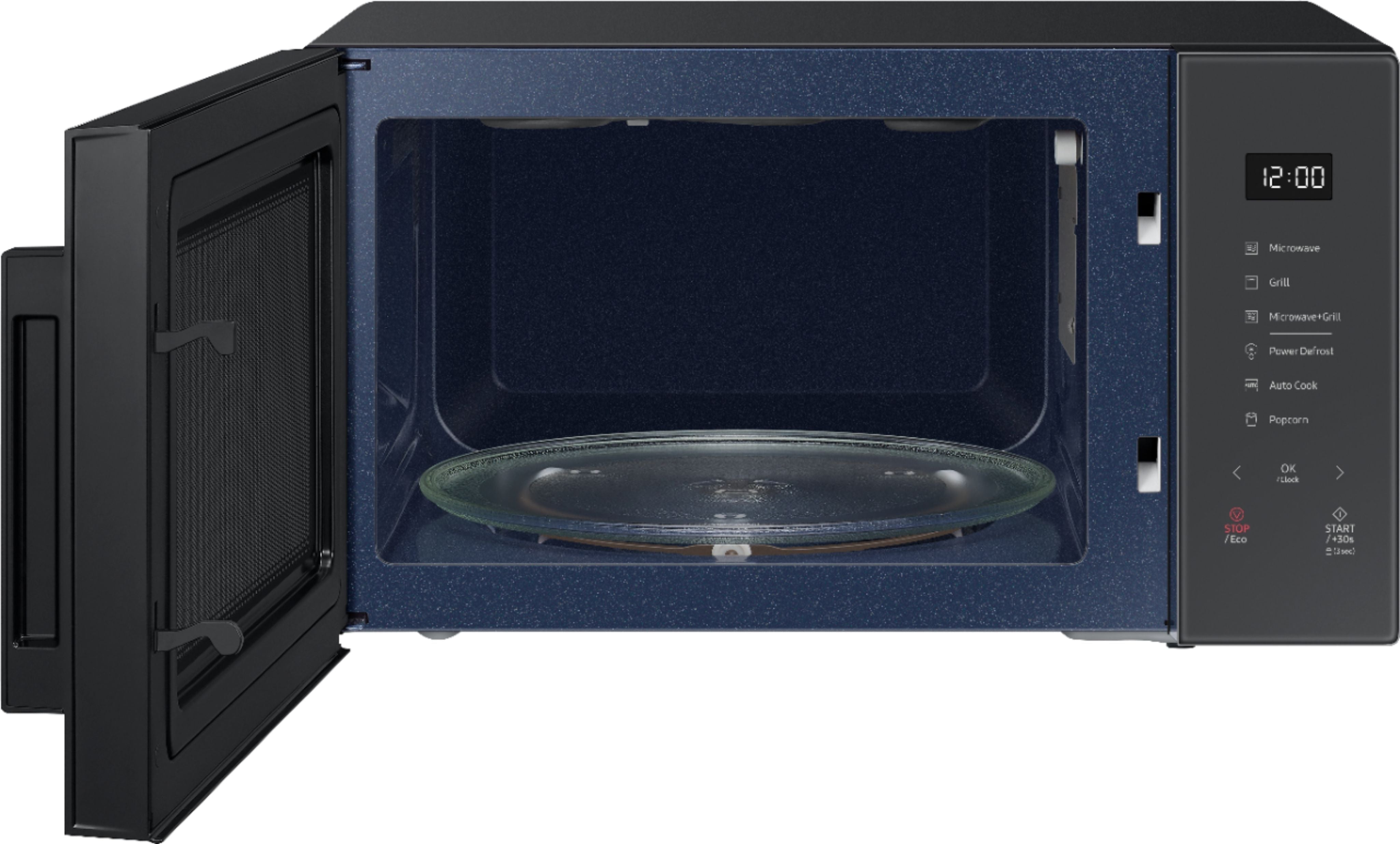 Samsung - MG11T5018CC - 1.1 cu. ft. Countertop Microwave with Grilling Element