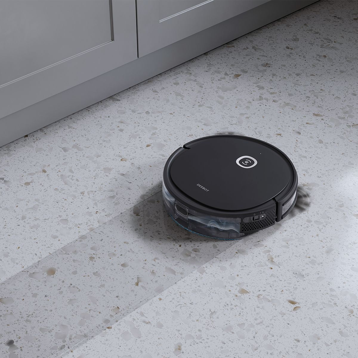 ECOVACS Robotics - DEEBOT OZMO U2 Robotic Vacuum & Mop - Black