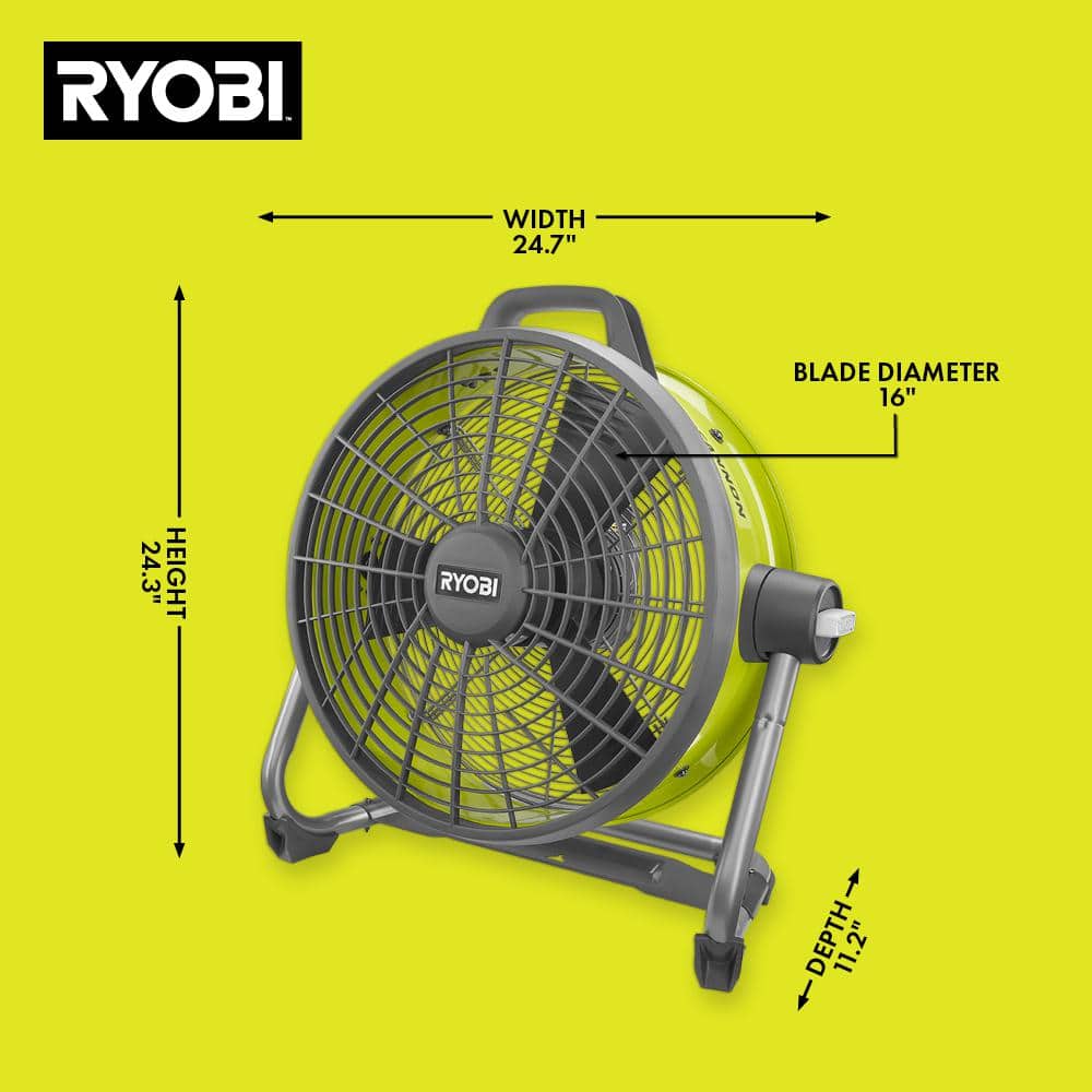 ONE+ 18V Hybrid 18 in. Air Cannon Drum Fan P3340