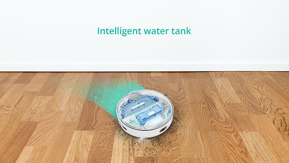 360 - S9 LiDAR Dual-Eye Vacuum+Mop Combo Robot Cleaner - White