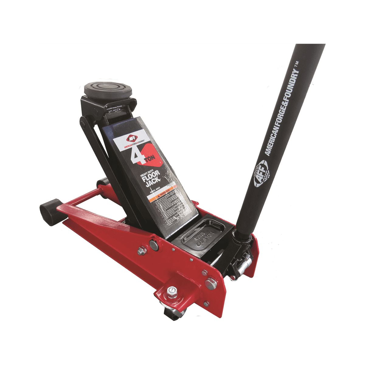 AFF - Service Jack - 4 Ton Capacity - Double Pump - Short Chassis - 2 pc Handle - 4.3