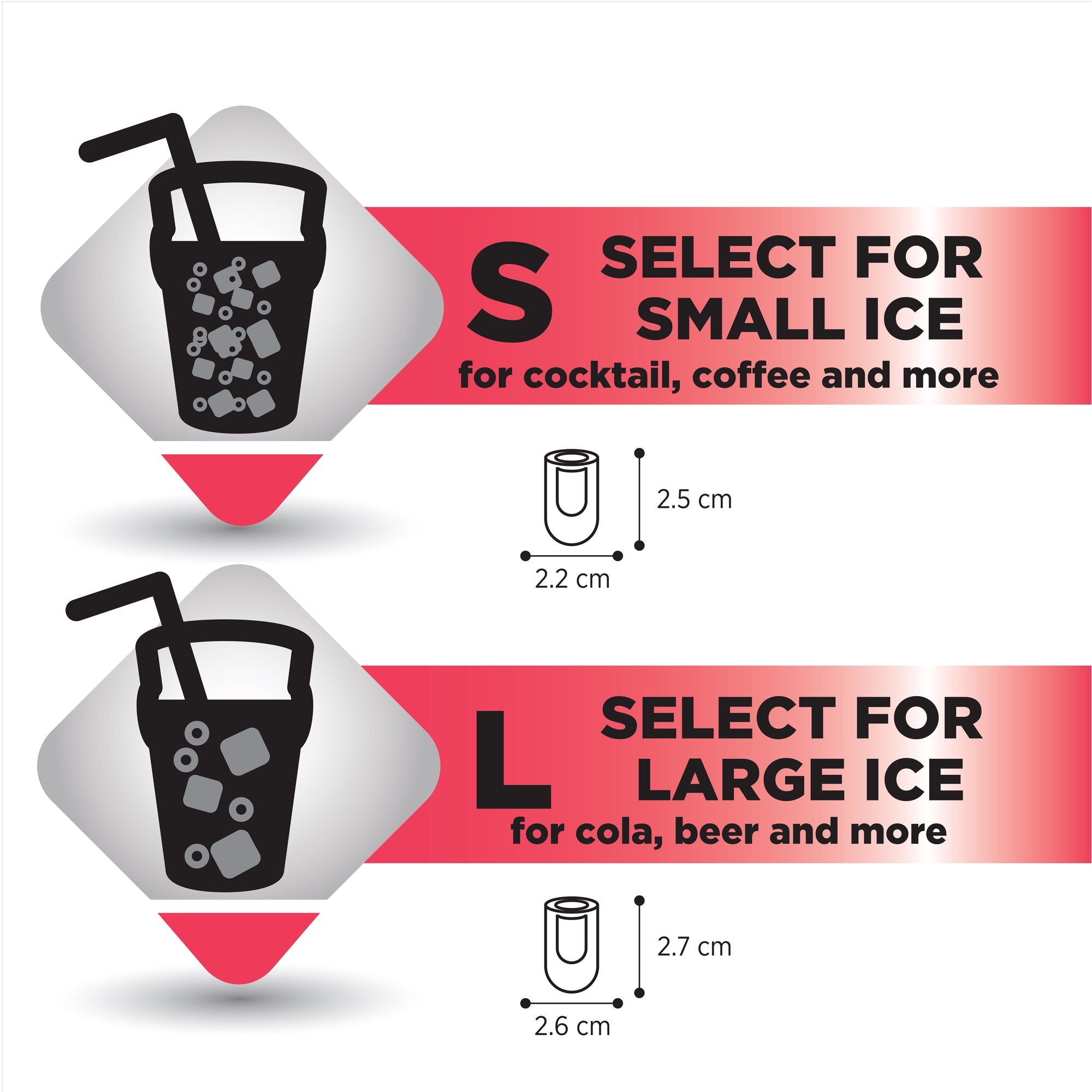 Frigidaire EFIC117-SS 26 lb. Countertop Ice Maker， Stainless Steel