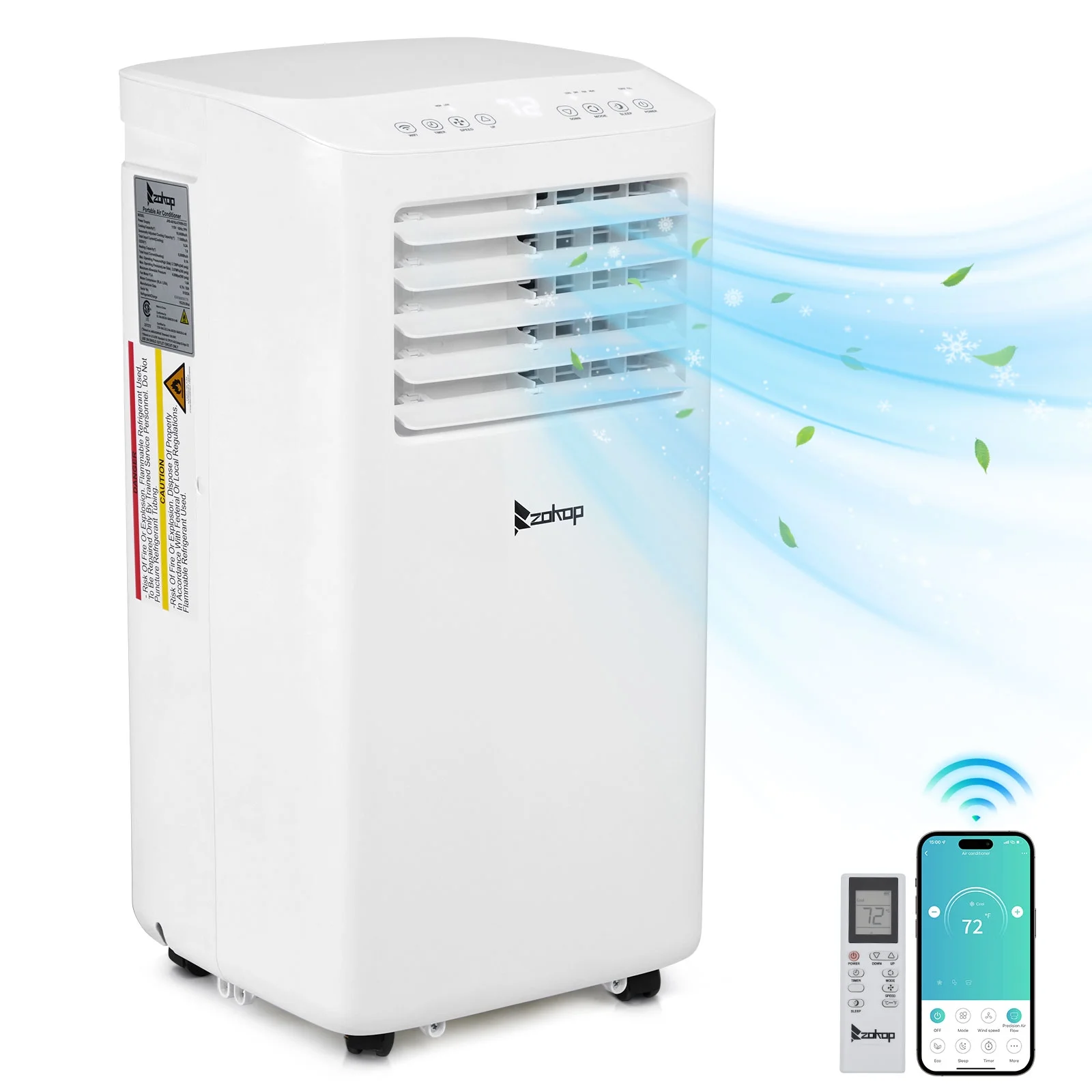 GoDecor Portable Air Conditioner, 8,000 BTU, White