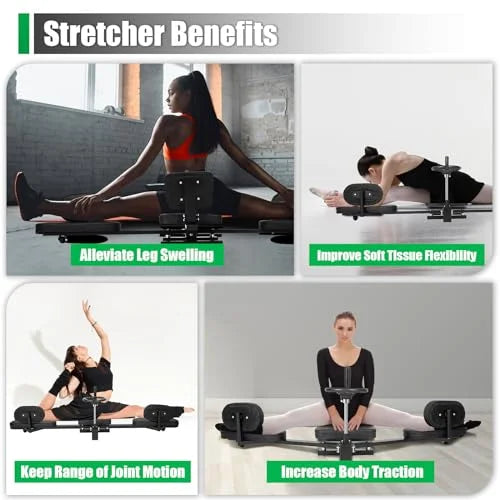 Leg Stretcher Machine,180 Degrees pro Leg Stretcher Machine,3 Bar Leg Split Stretching Machine,Adjustable and Improve Leg Flexibility Splits Stretcher Machine for Home Gym Split