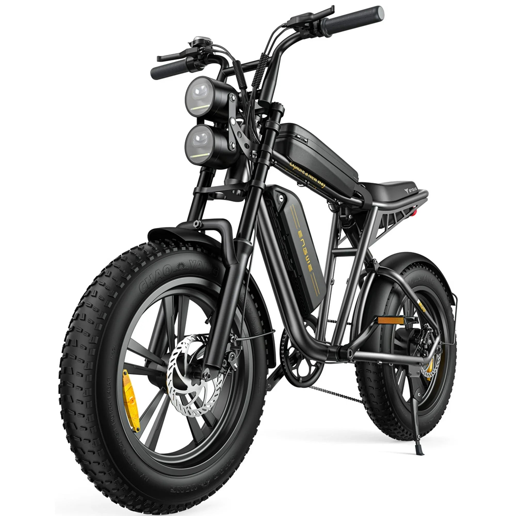 AKEZ Electric Bike for Adults - 1000W 28mph Moped Ebike with 48V 13A Removable Battery, Up to 94 Miles All Terrain Off Road E-Bike with 20*4.0