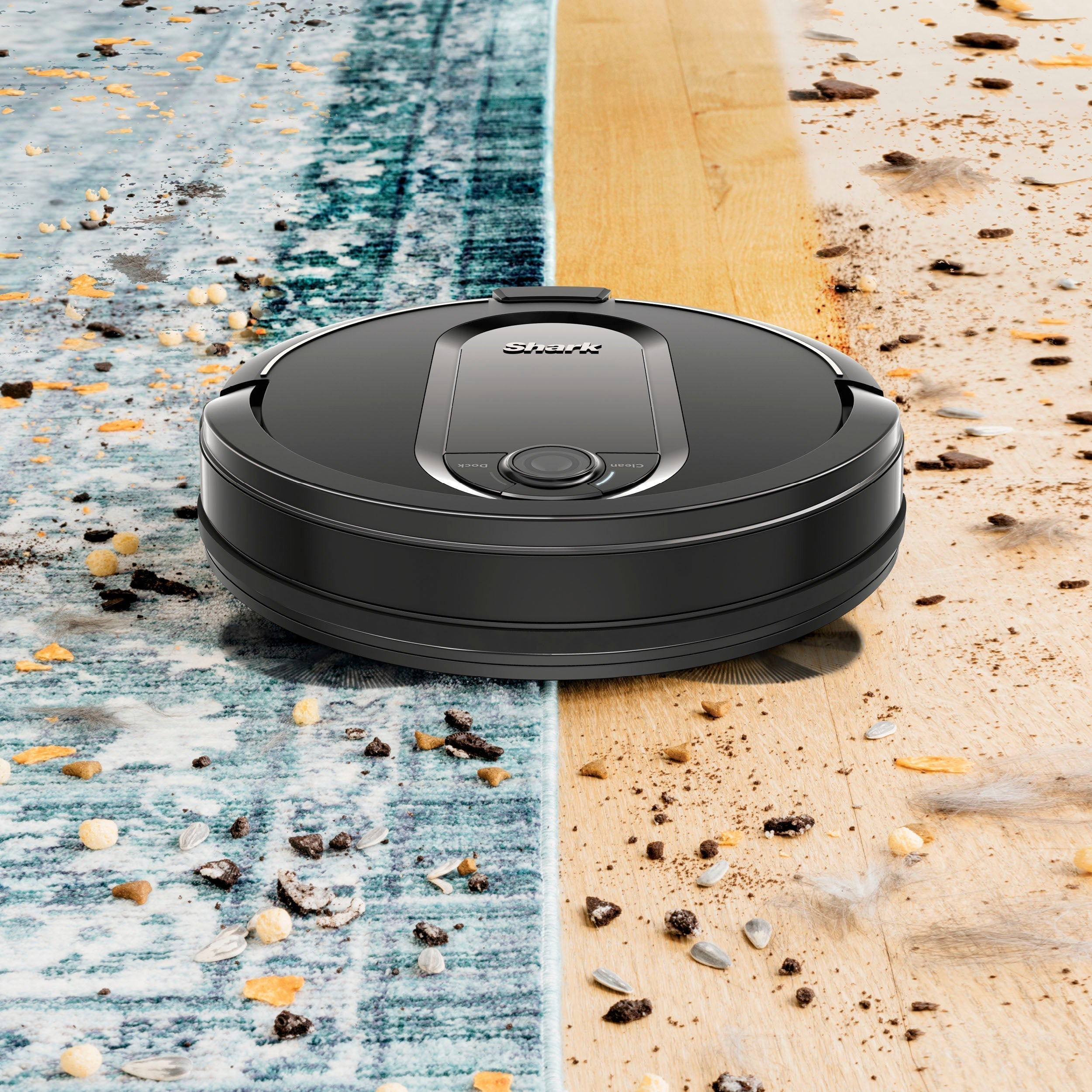 Shark - IQ Robot Self-Empty XL UR1005AE, Robot Vacuum, IQ Navigation, Wi‐Fi - Black