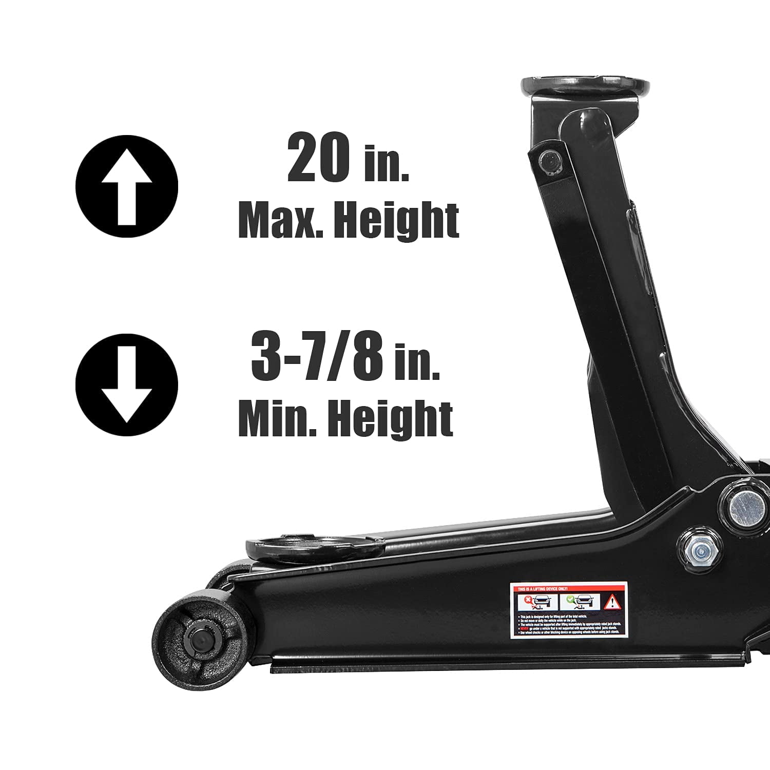 Torin 4 Ton Service/Floor Jack Hydraulic Low Profile with Dual Piston Pump DWT84007NB