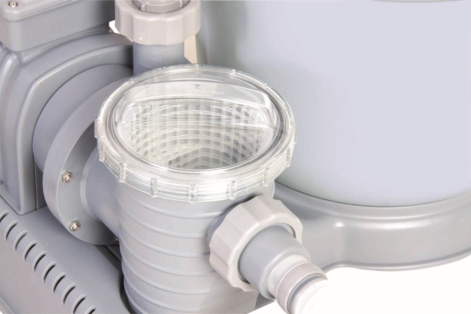 Bestway 24ft x 12ft x 52in Rectangular Frame Family Swimming Pool & Test Kit