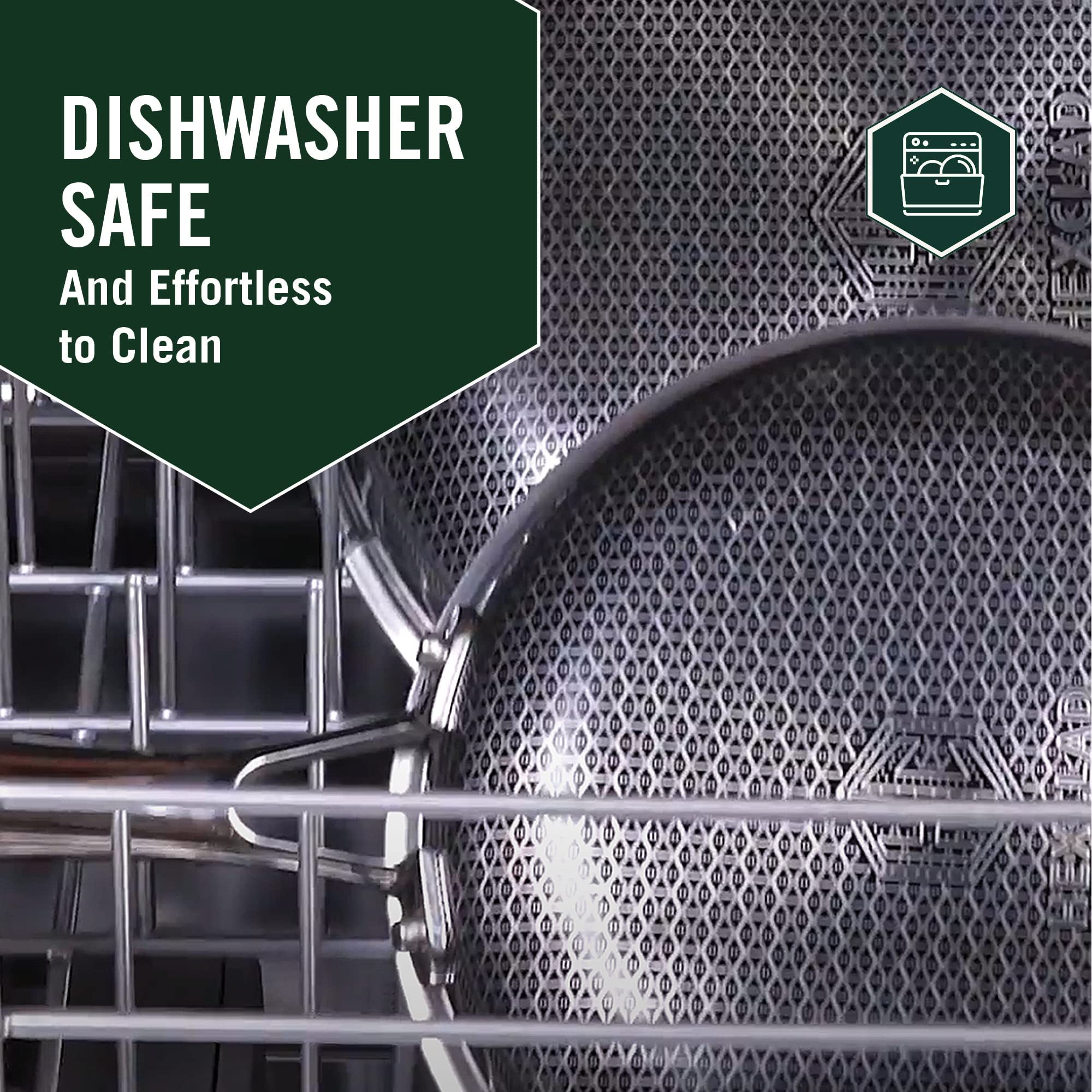 HexClad Nonstick Dishwasher Friendly Compatible