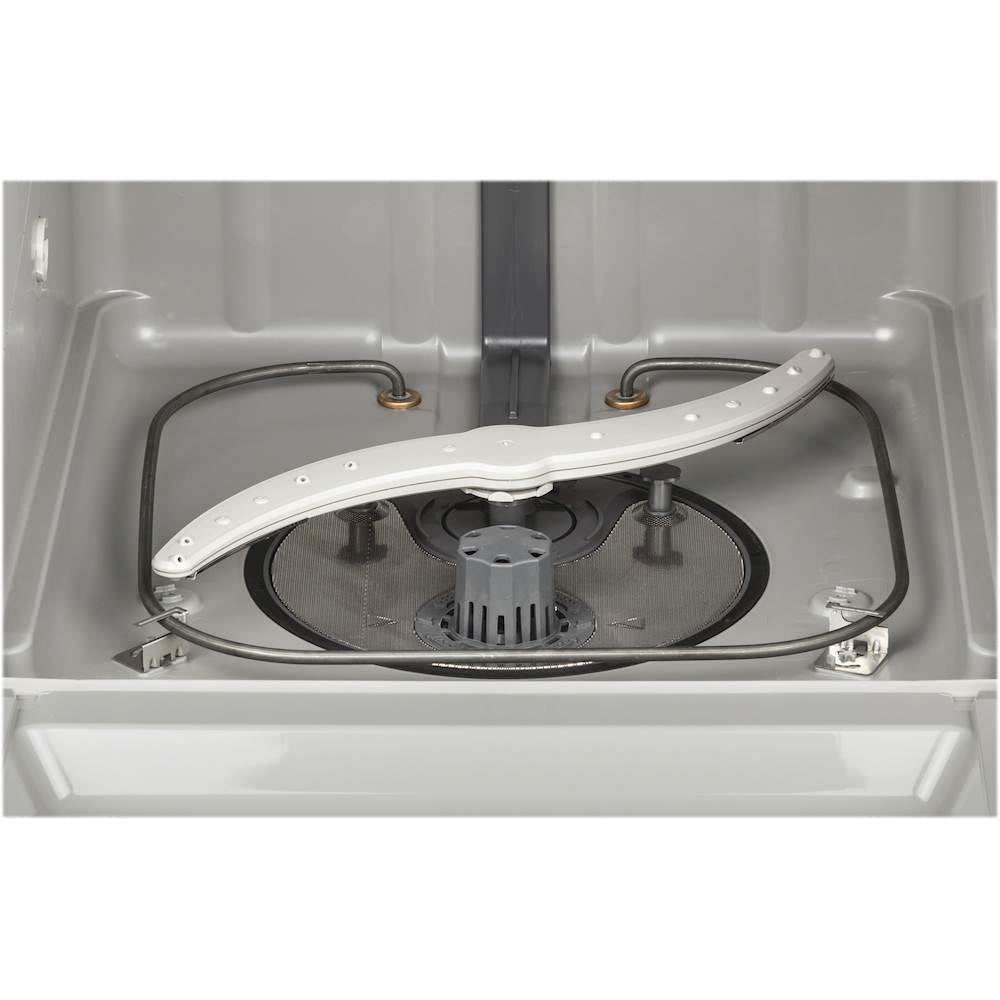 GE - Front Control Built-In Dishwasher, 54 dBA - Stainless steel