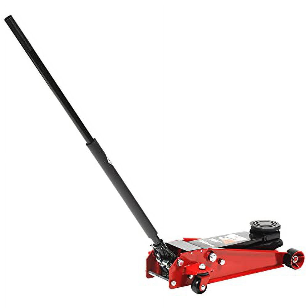 AFF - Service Jack - 3.5 Ton Capacity - Double Pump - Short Chassis - 1 pc Handle - 4