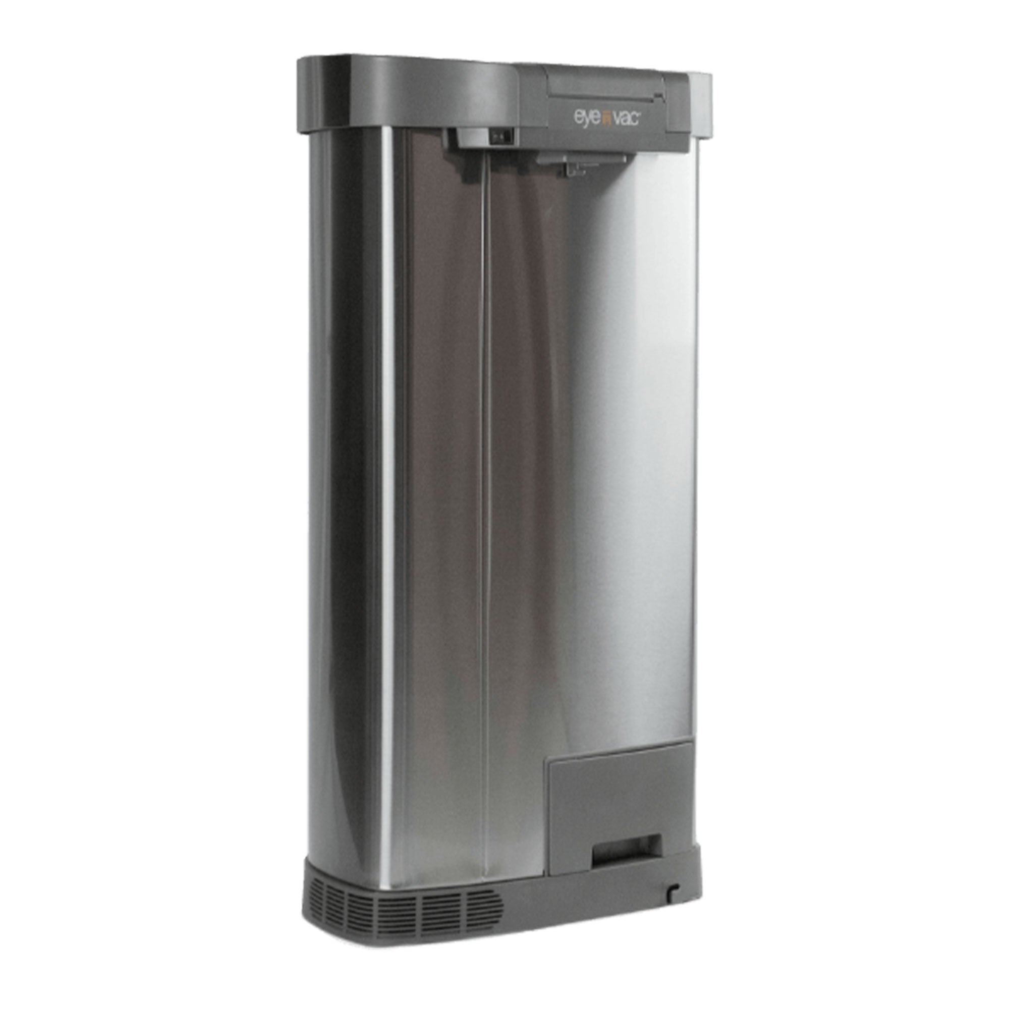 EyeVac 2 in 1 Stainless Steel Touchless Vacuum Cleaner & Trash Bin (Used)