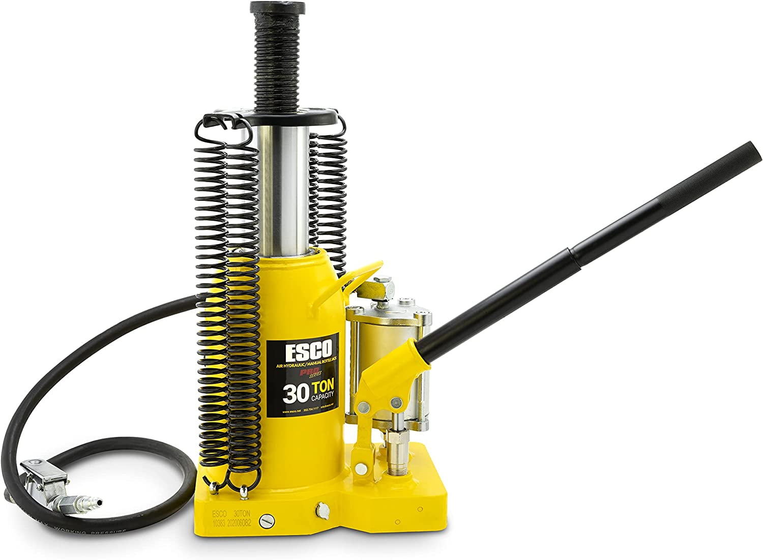 ESCO 30 Ton Had Pro Series Air Hydraulic Bottle Jack