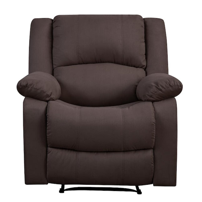 Relax A Lounger Chocolate Microfiber Recliner