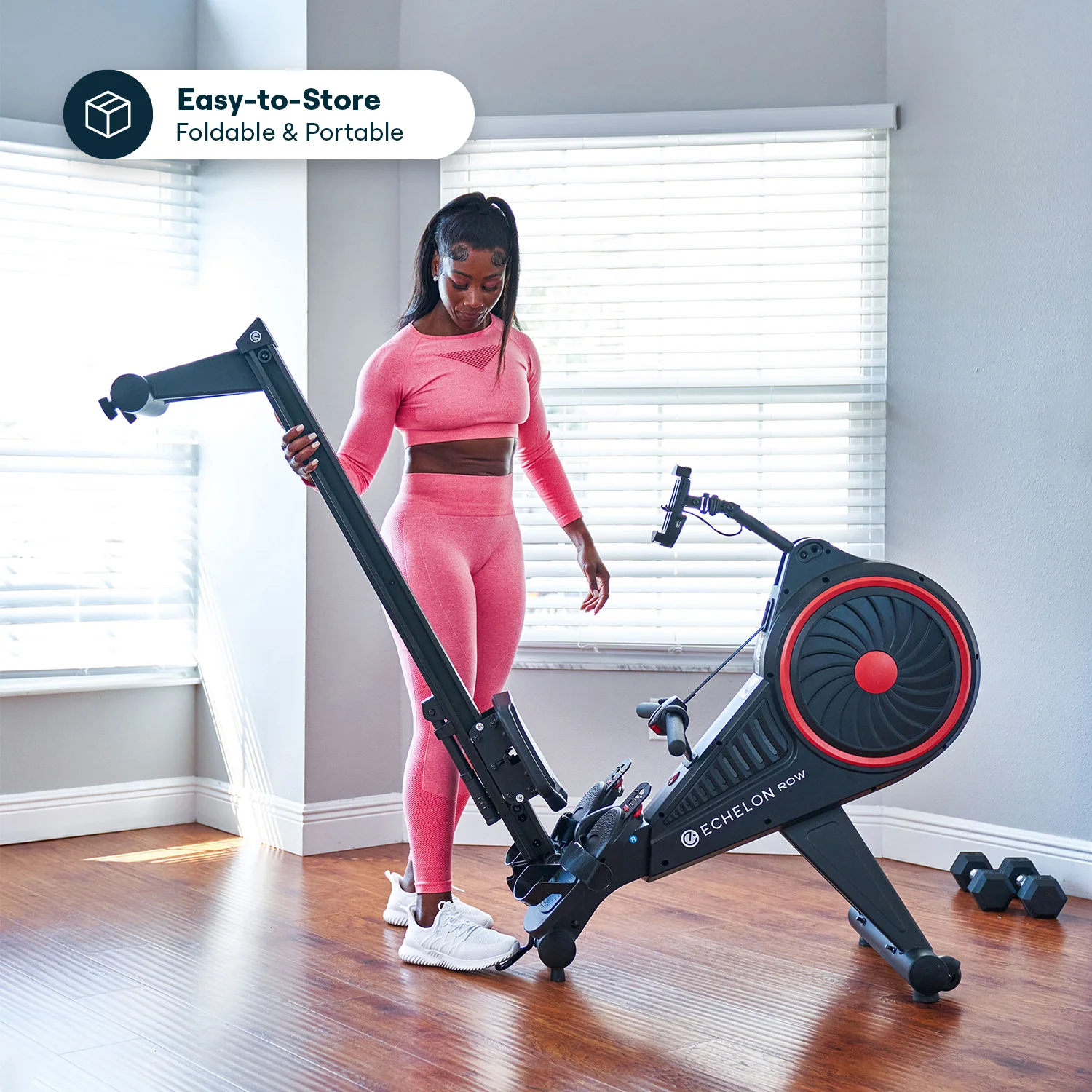Echelon Rowing Machine with Magnetic Resistance + 30-Day Free Echelon Membership