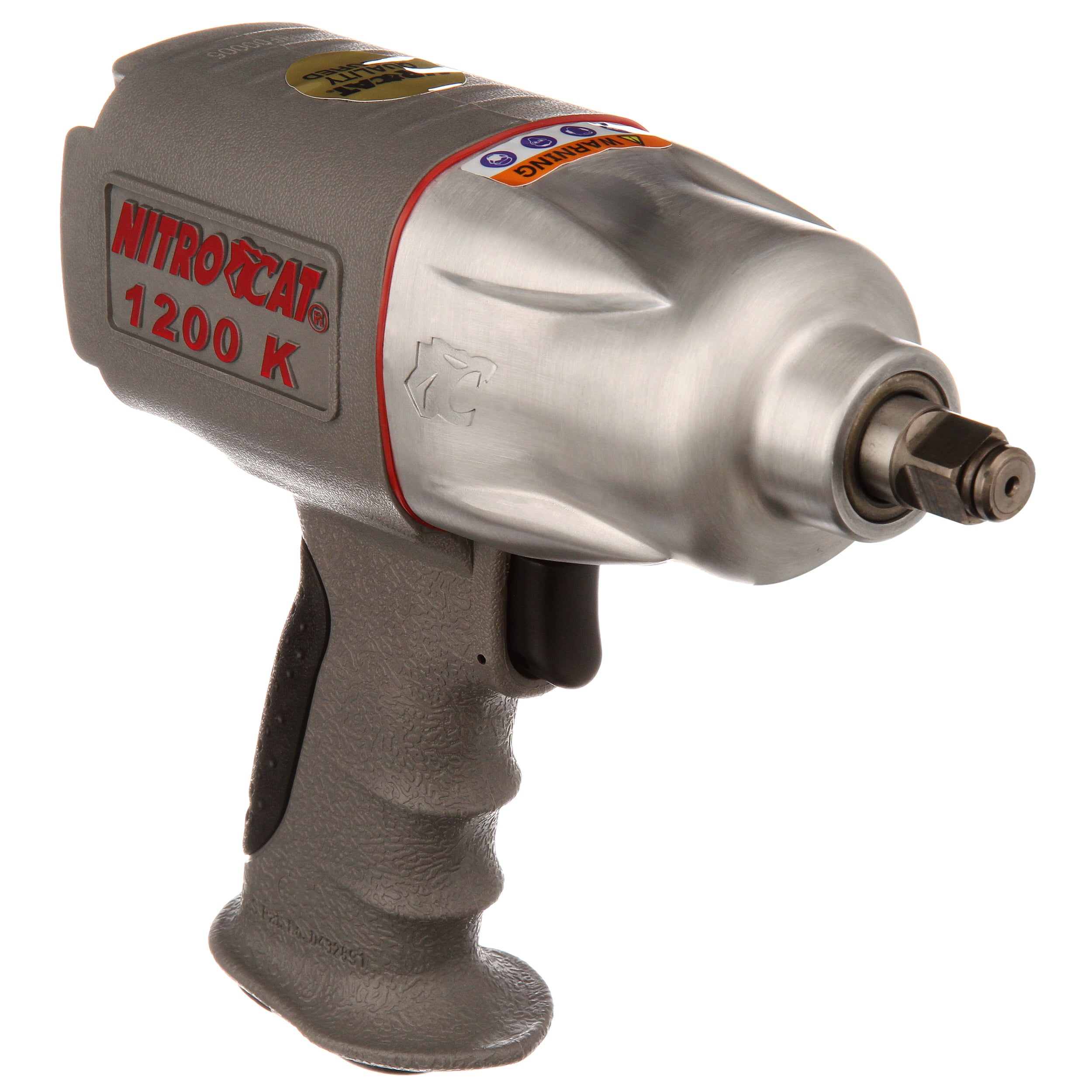 AIRCAT Pneumatic Tools 1200-K 1/2-Inch Nitrocat Composite Twin Clutch Impact Wrench 1295 ft-lbs