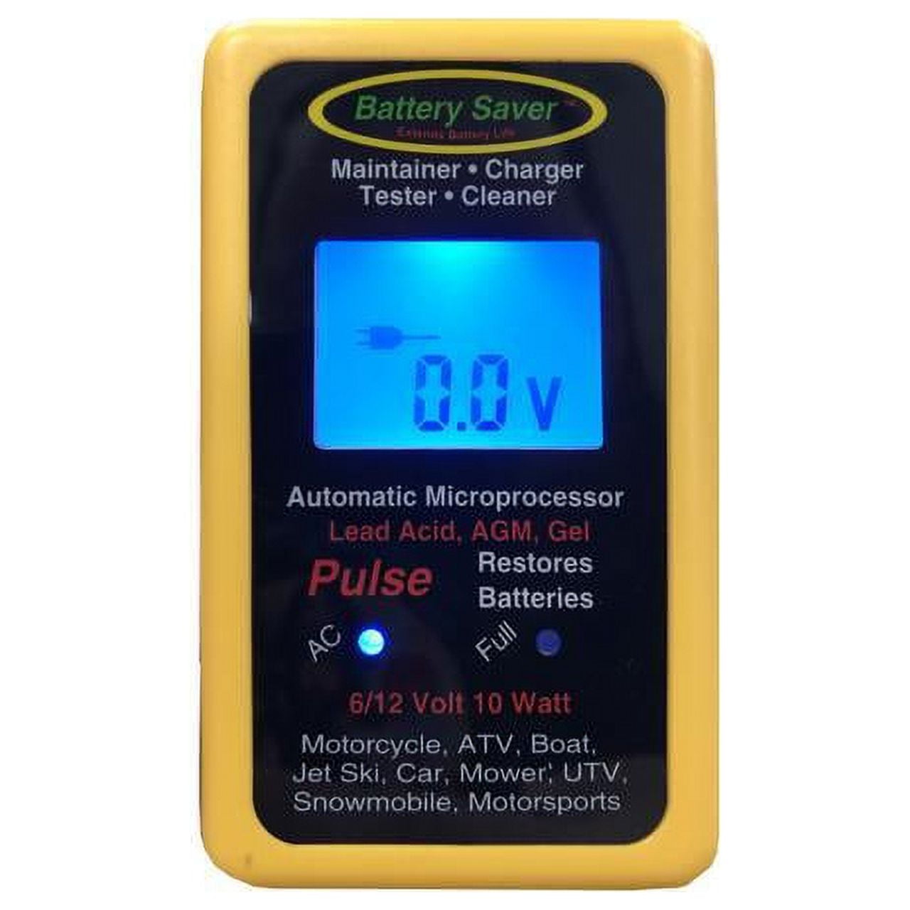 Battery Saver 6 & 12 Volt Micro-Maintainer, Charger and Tester (10 Watt) 1000