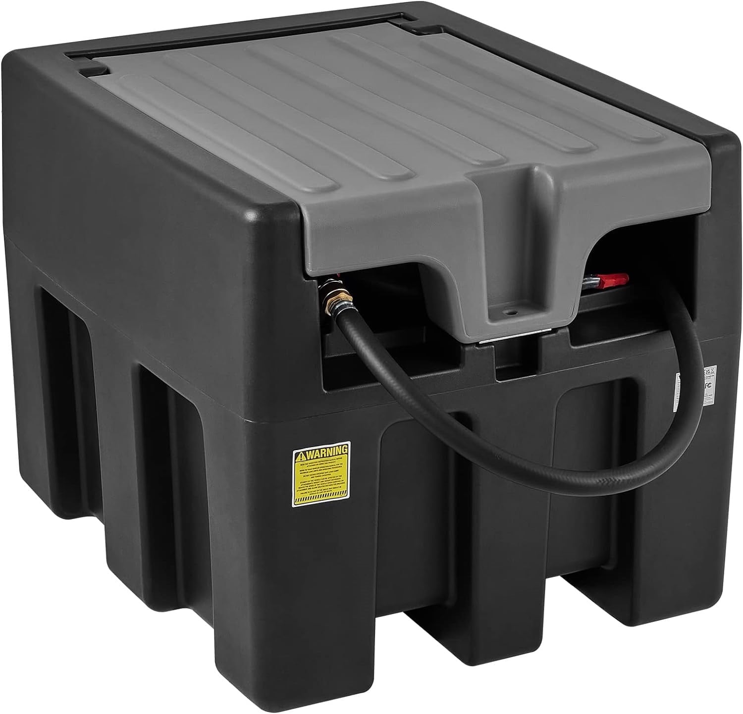 Winado Portable Diesel Tank 58 Gallon, Diesel Fuel Tank with 12V Electric Transfer Pump