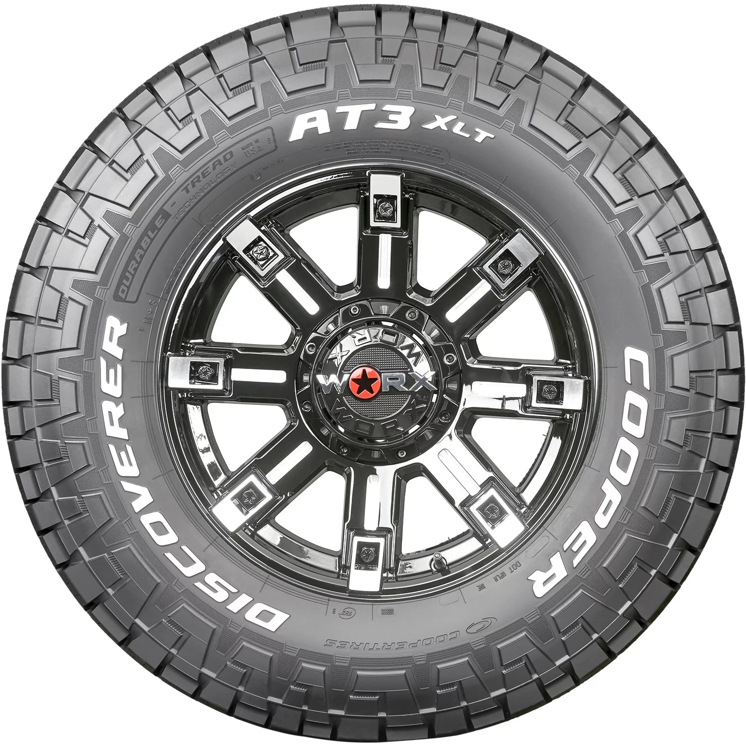 Pair of 2 (TWO) Cooper Discoverer AT3 XLT LT 285/75R16 126/123R E 10 Ply A/T All Terrain Tires Fits: 2006-08 Hummer H3 Base, 2009 Hummer H3 Championship Series