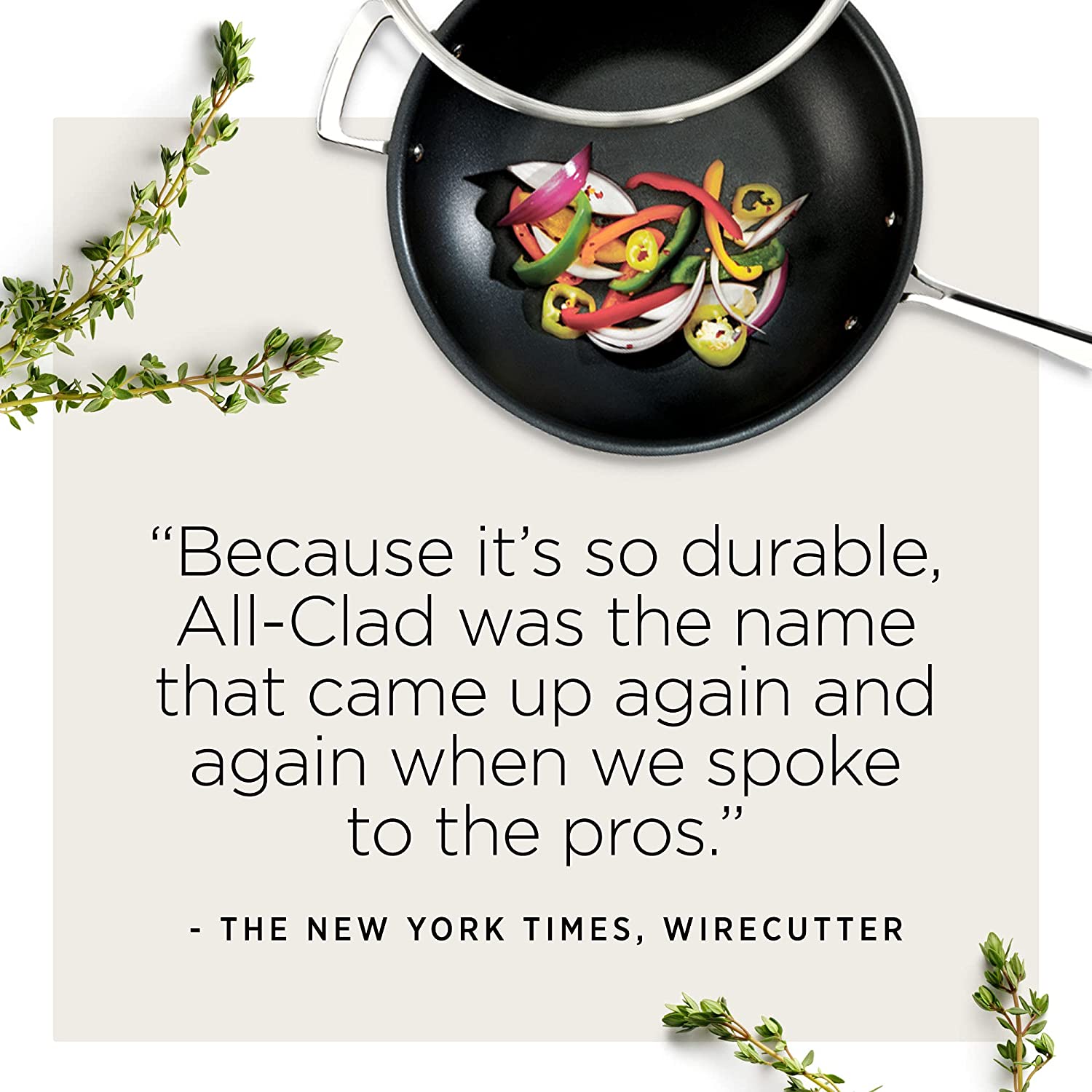 All-Clad H9112S64 Essentials Nonstick Hard Anodized 8.5 and 10.5-inch Fry Pans， 2 Piece， Grey