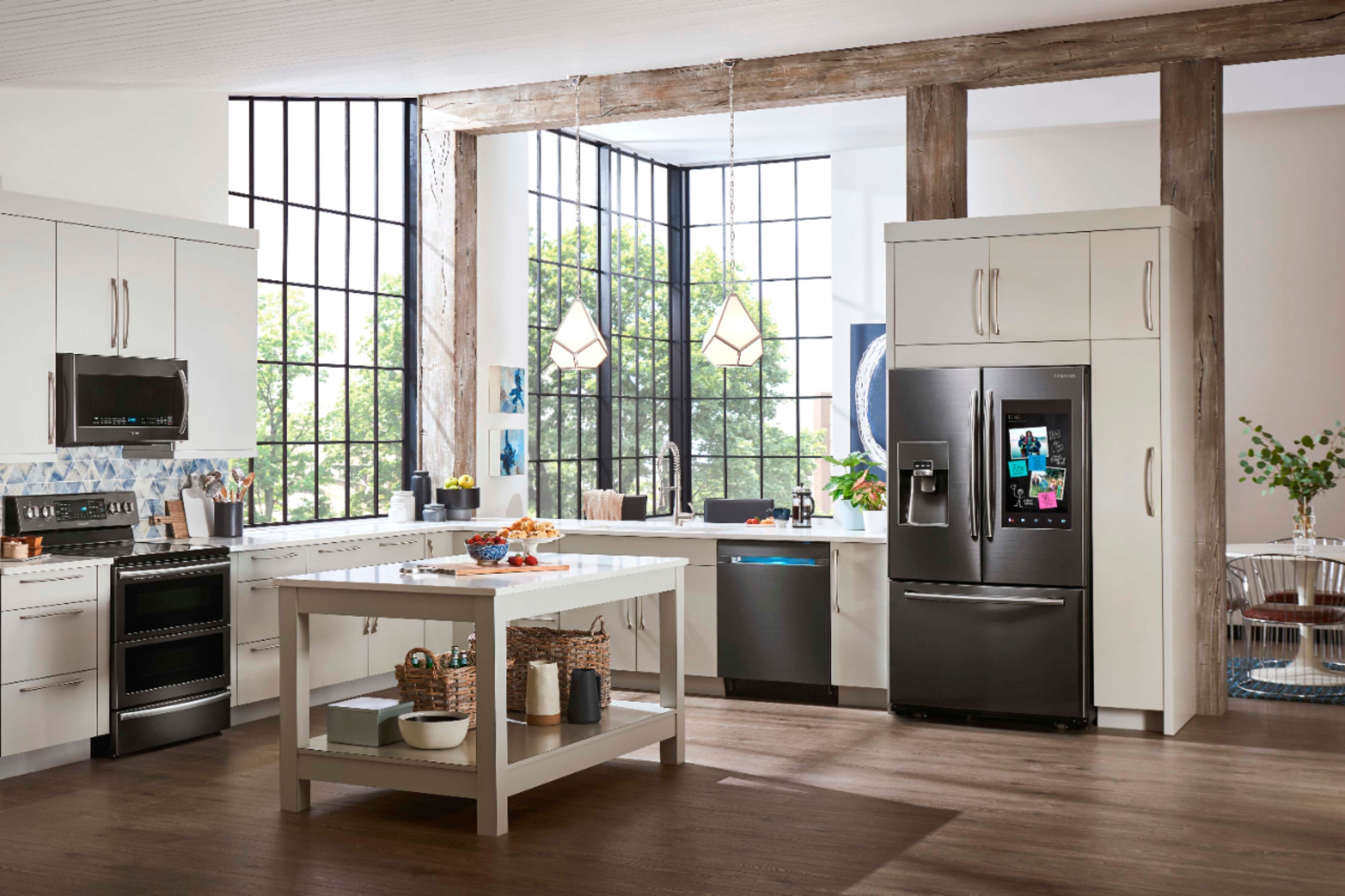 Samsung - 1.2 cu. ft. Countertop Convection Microwave with PowerGrill - Black