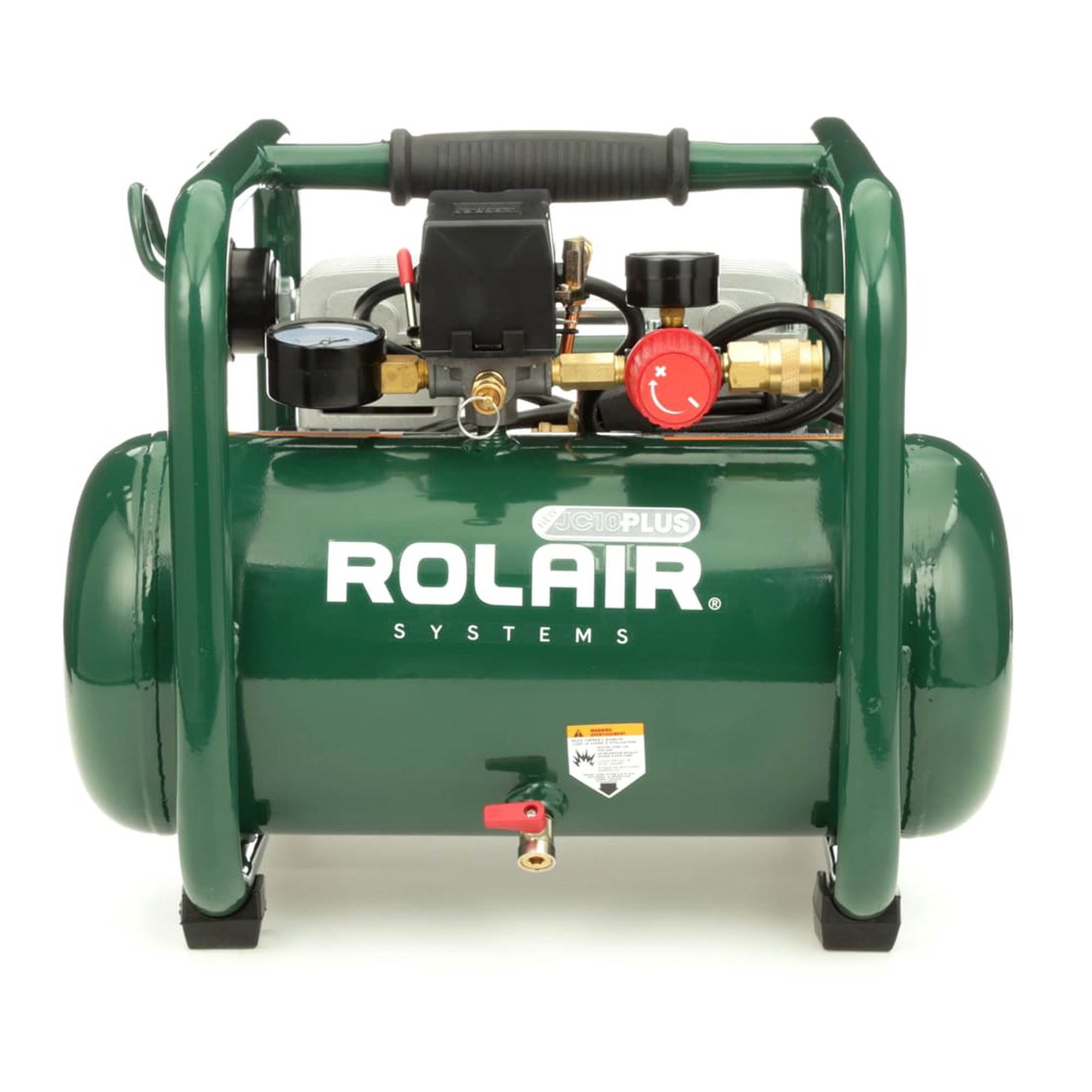 Rolair JC10 Plus 2.5 Gallon Portable Electric Air Compressor for Tires and Tools