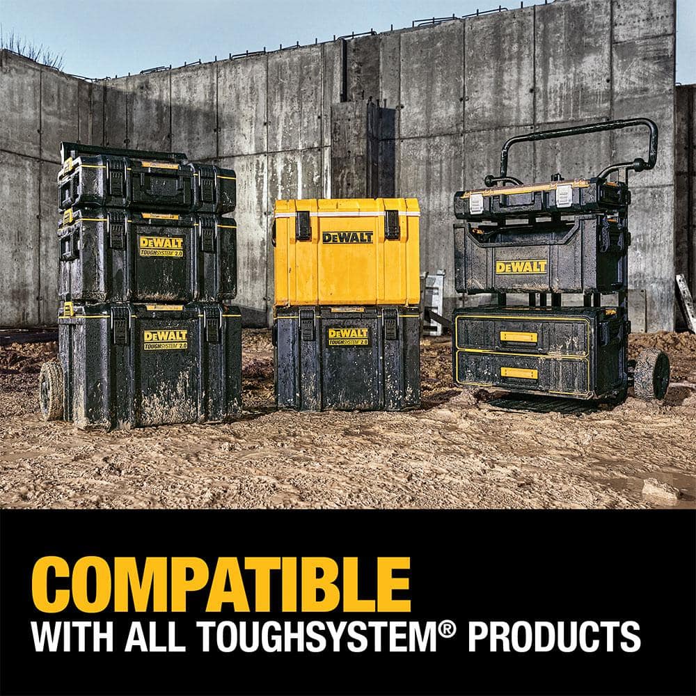 TOUGHSYSTEM 2.0 Small Tool Box, TOUGHSYSTEM 2.0 22 in. Large Tool Box and TOUGHSYSTEM 2.0 24 in. Mobile Tool Box DWST08165W00450